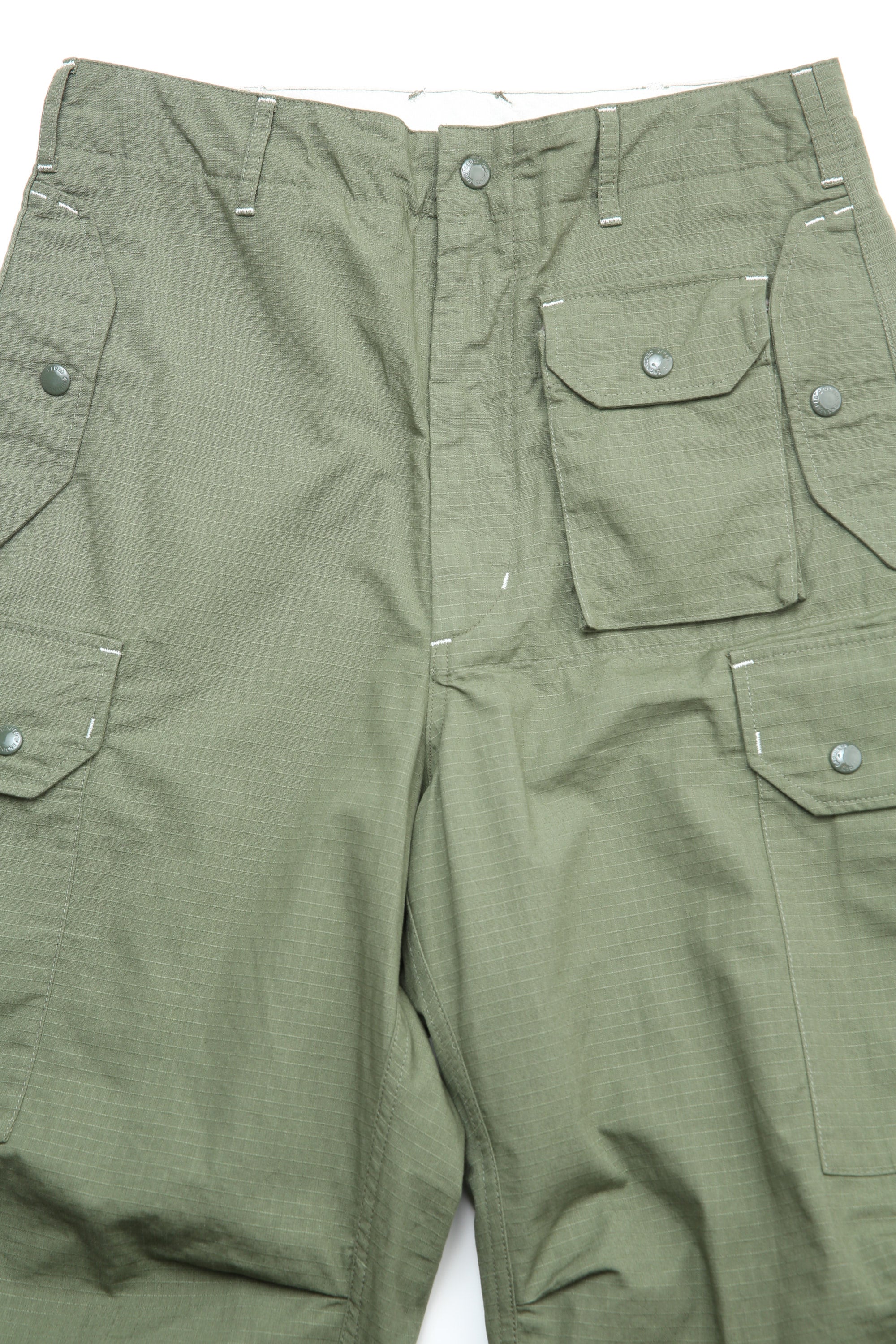 Engineered Garments X Totem FU Over Pants - Olive Ripstop
