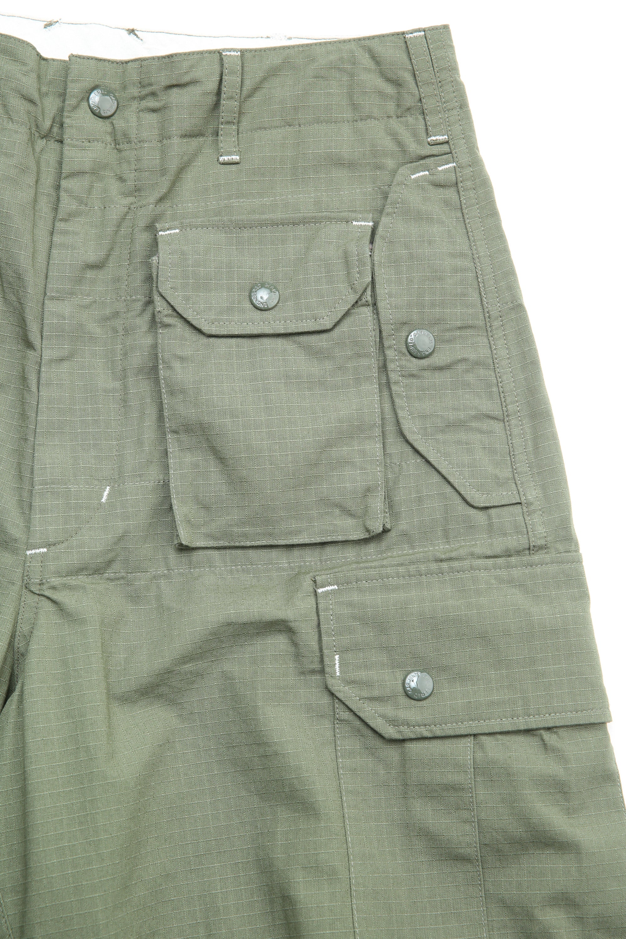 Engineered Garments X Totem FU Over Pants - Olive Ripstop