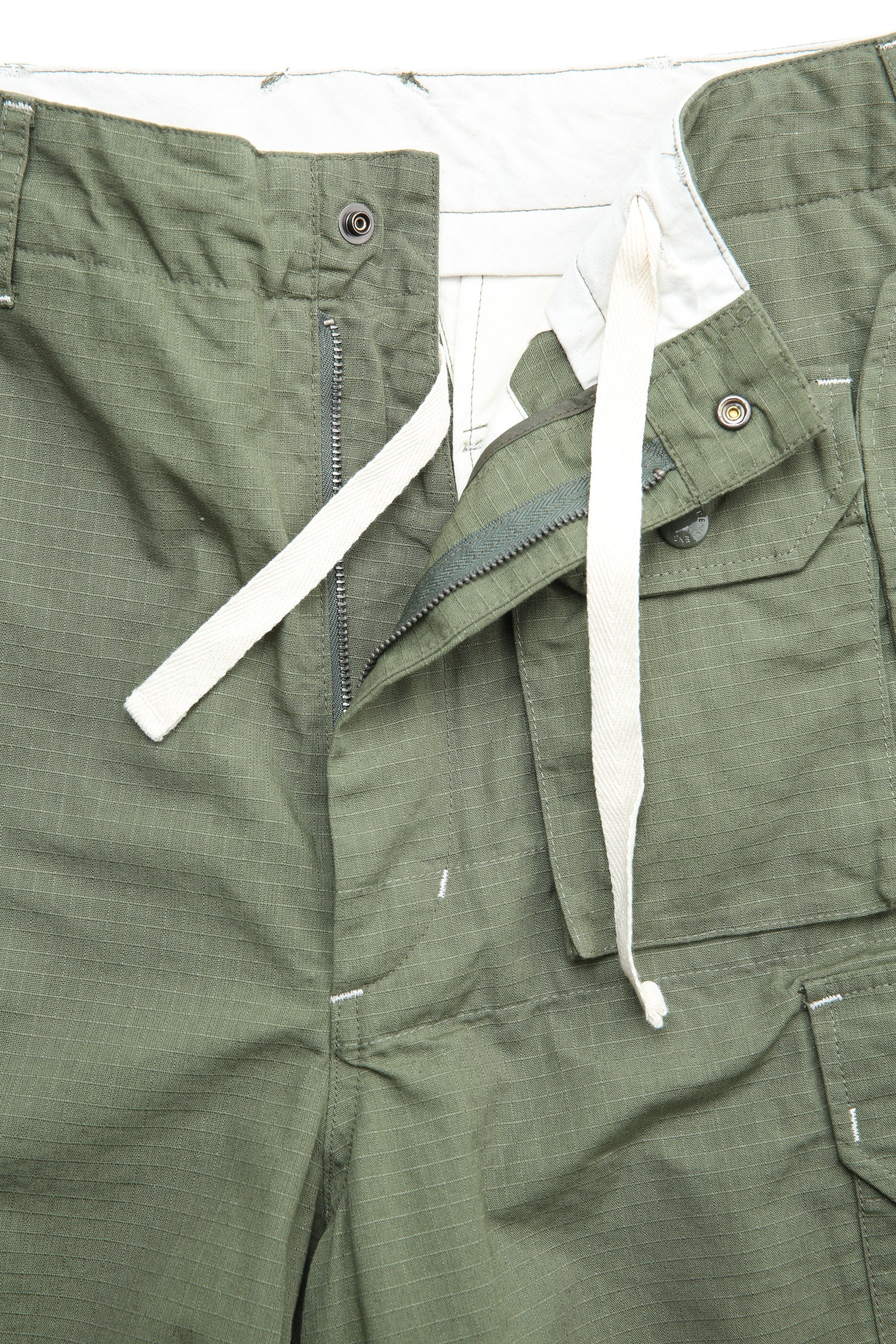 Engineered Garments X Totem FU Over Pants - Olive Ripstop