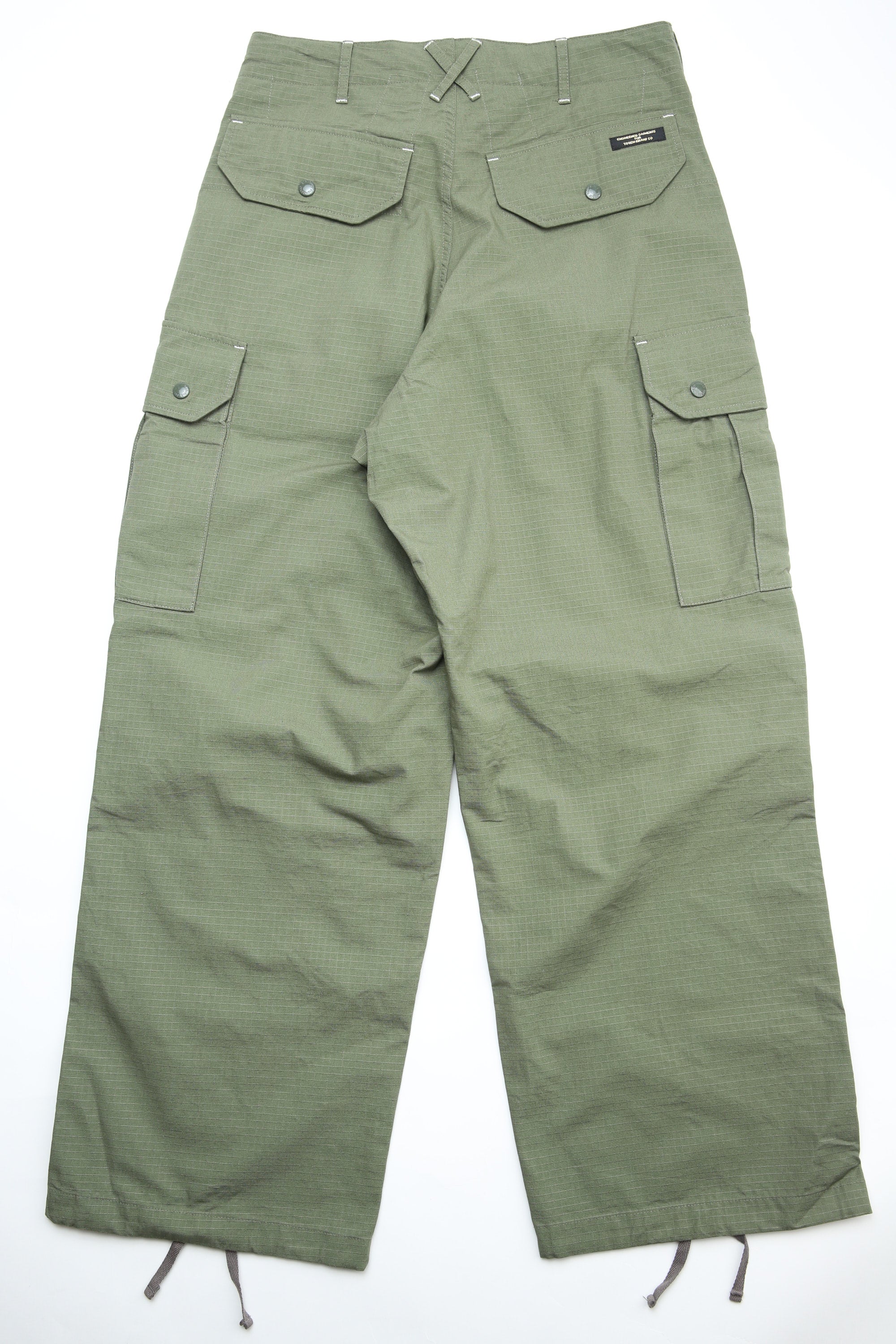 Engineered Garments X Totem FU Over Pants - Olive Ripstop