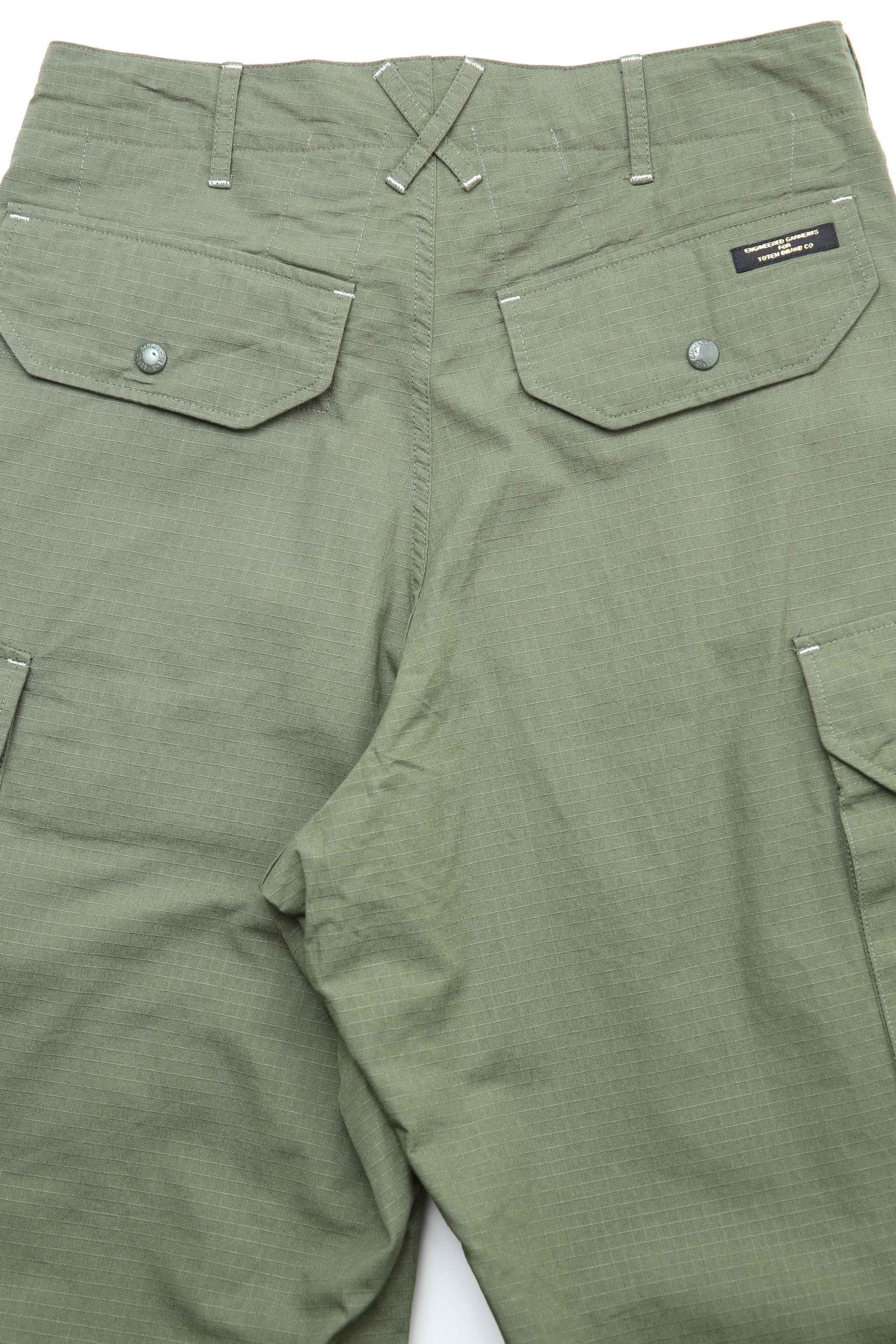 Engineered Garments X Totem FU Over Pants - Olive Ripstop