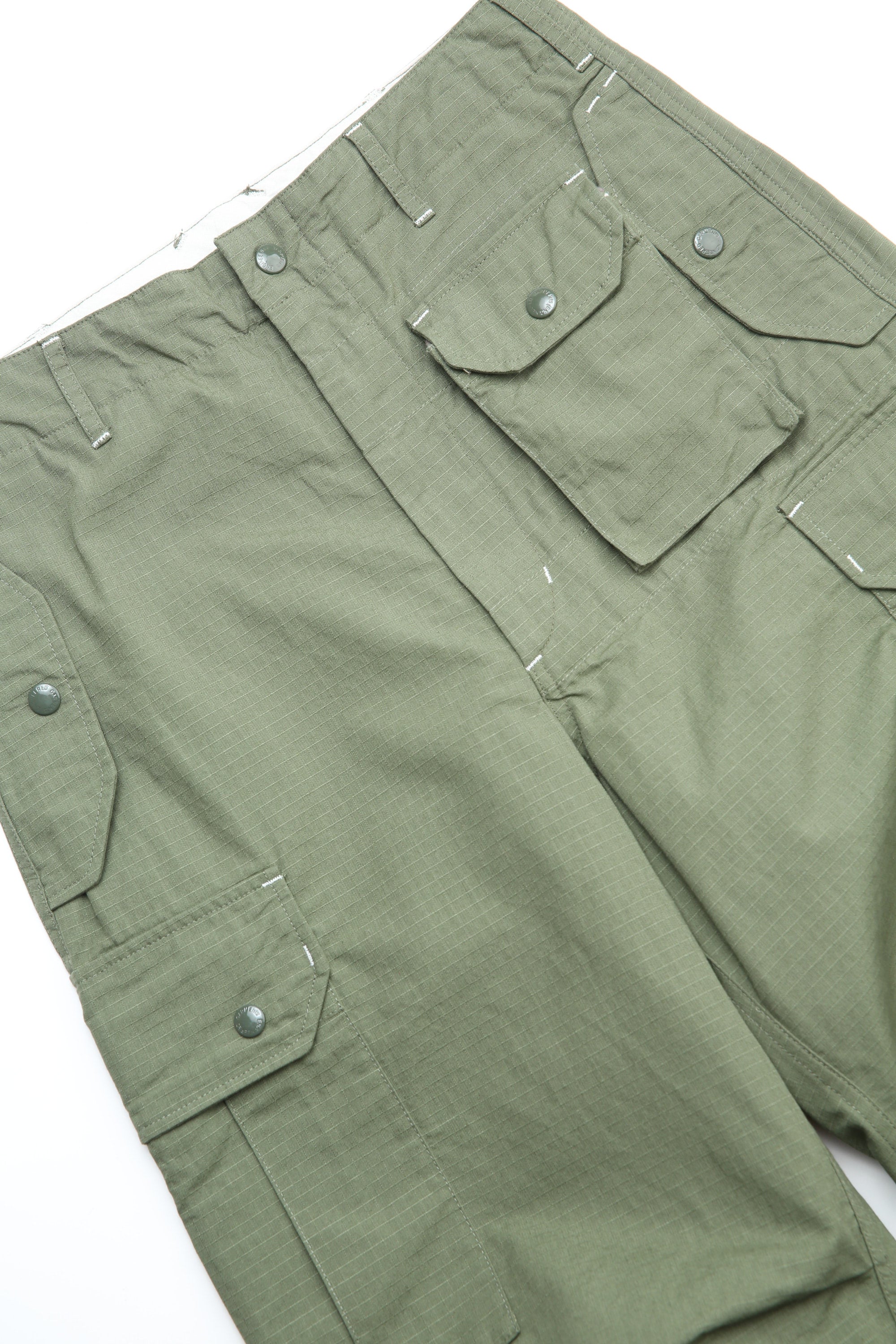 Engineered Garments X Totem FU Over Pants - Olive Ripstop