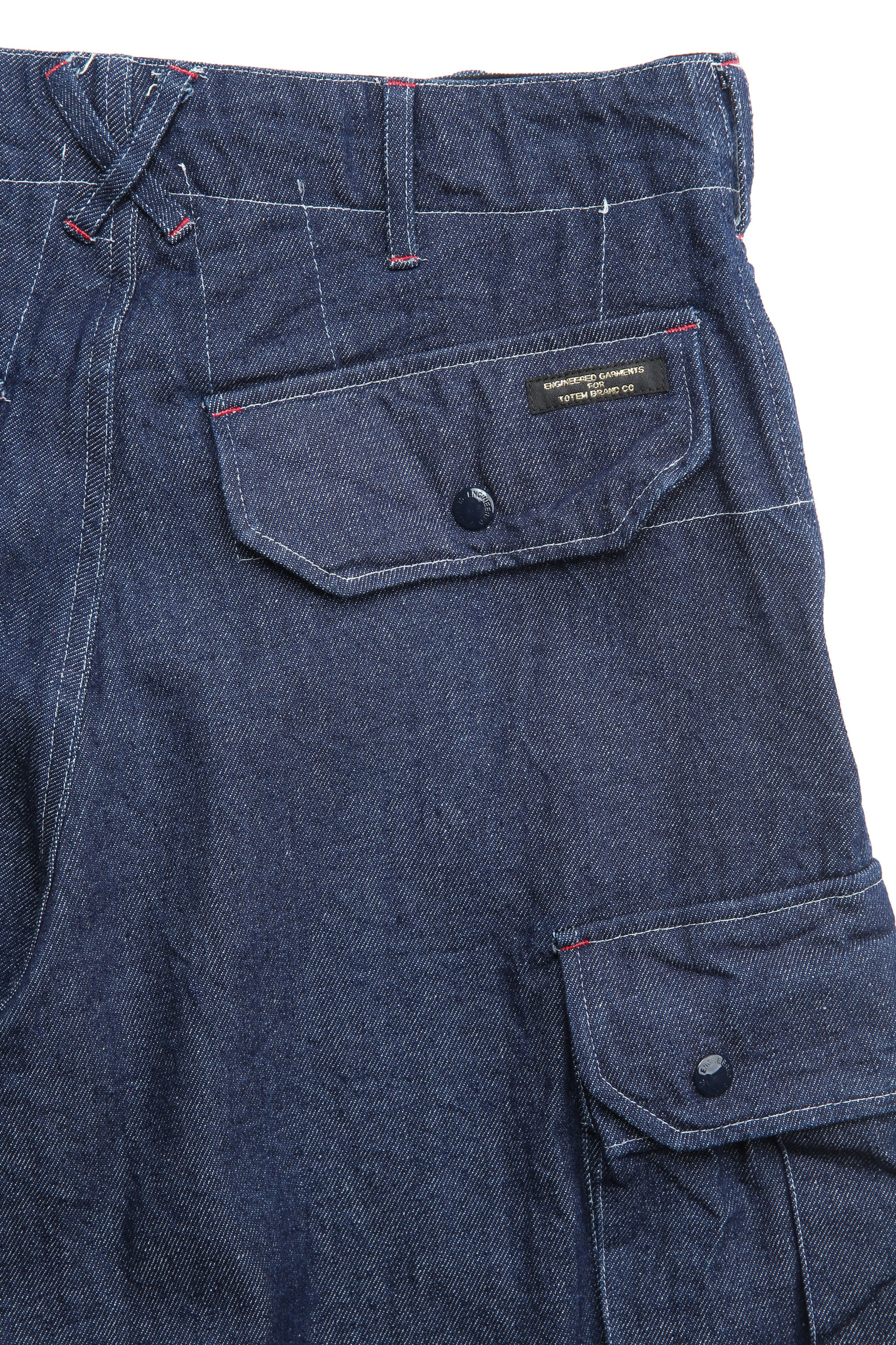 Engineered Garments X Totem FU Over Pants - Indigo 12oz Denim