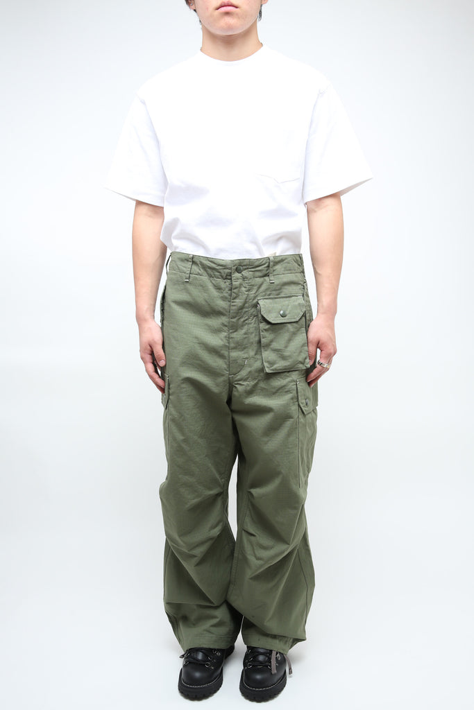 Engineered Garments X Totem FU Over Pants - Olive Ripstop – Totem