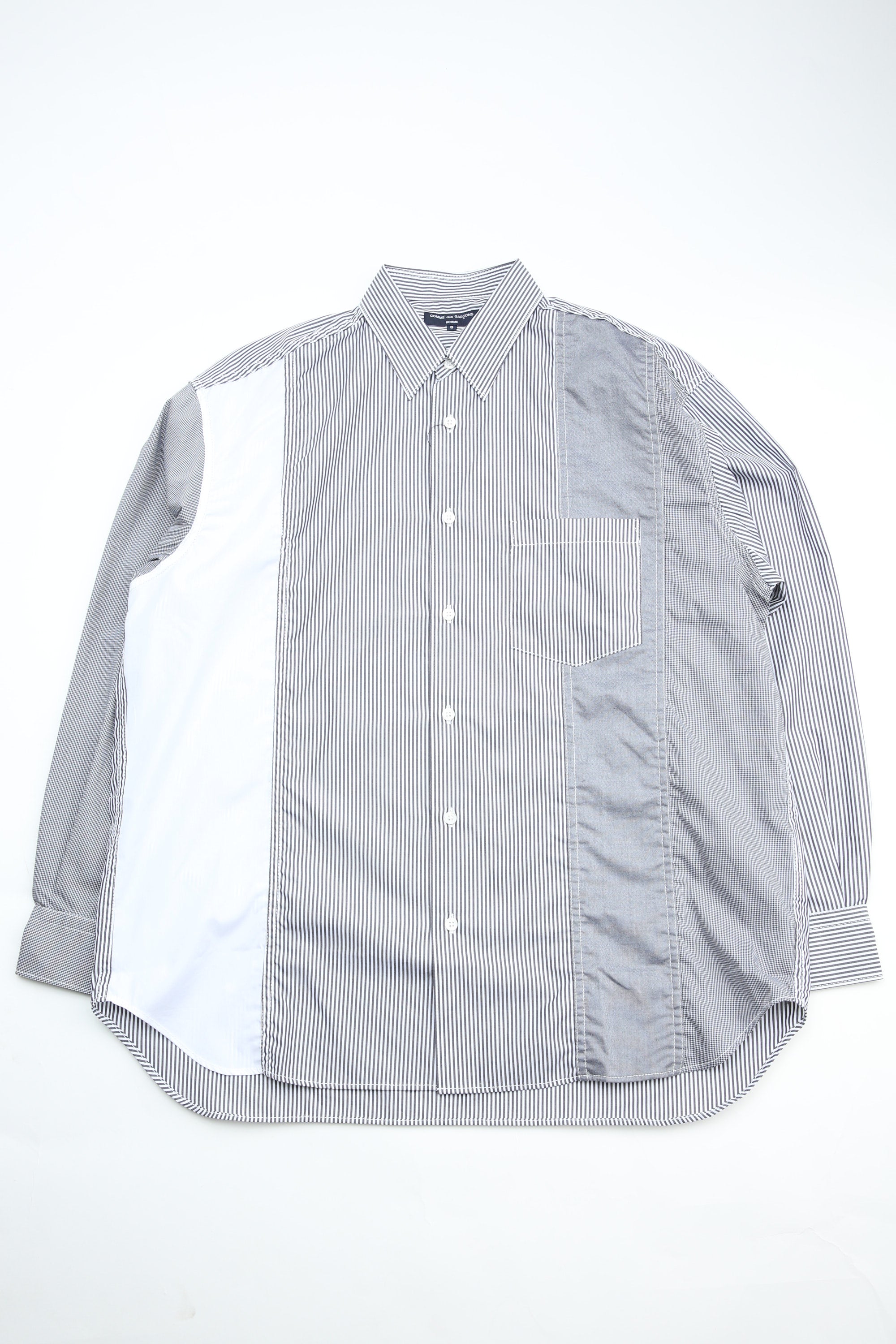 Comme des Garçons HOMME MEN'S SHIRT - WHITE/BLACK MIX – Totem 