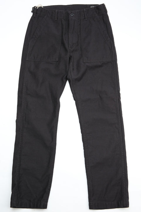 OrSlow Slim Fit Fatigue Pants - SLIM FIT FATIGUE PANTS BLACK