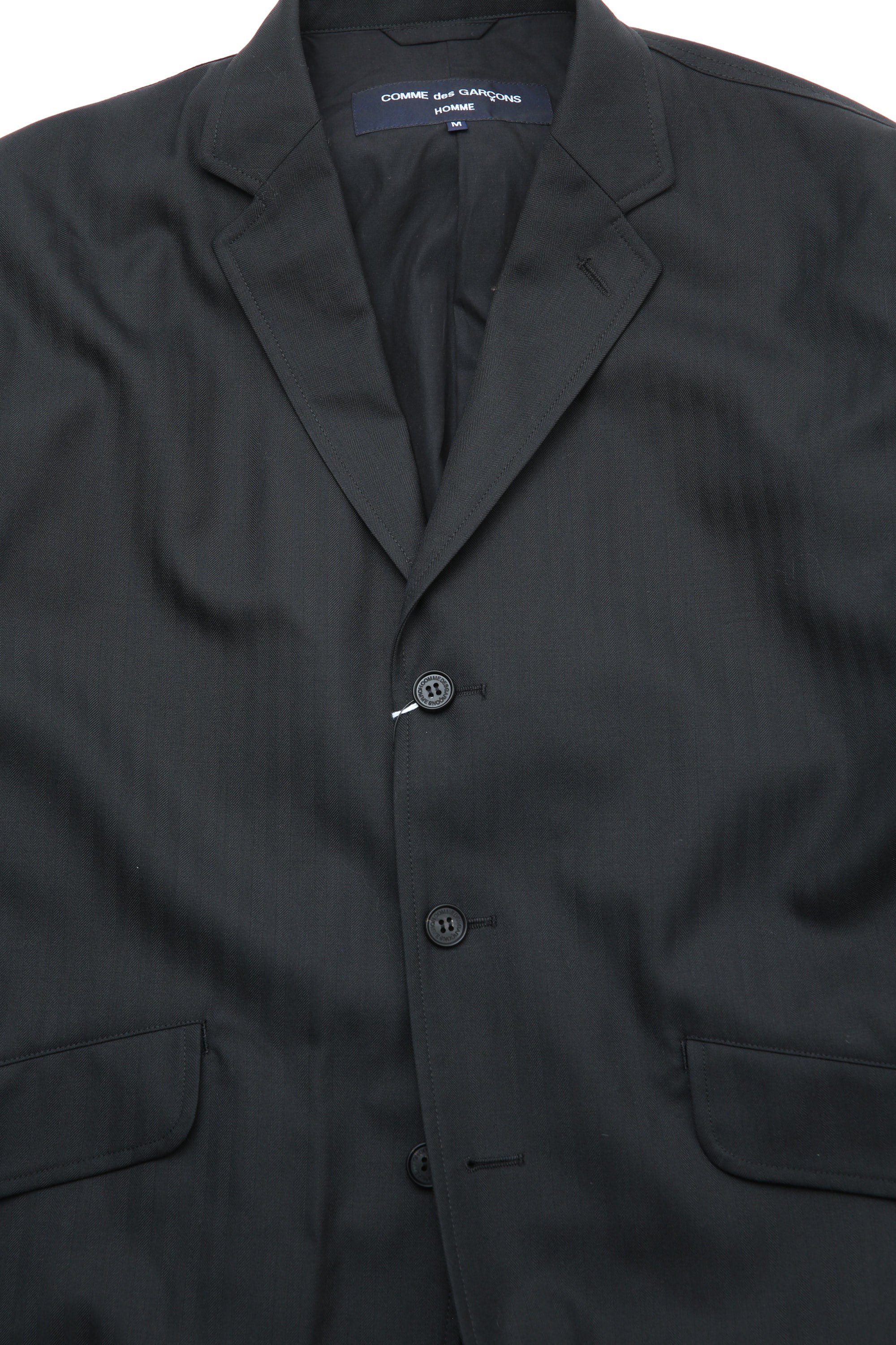 Comme des Garçons HOMME - MEN'S JACKET - BLACK - {HM-J030-S24}