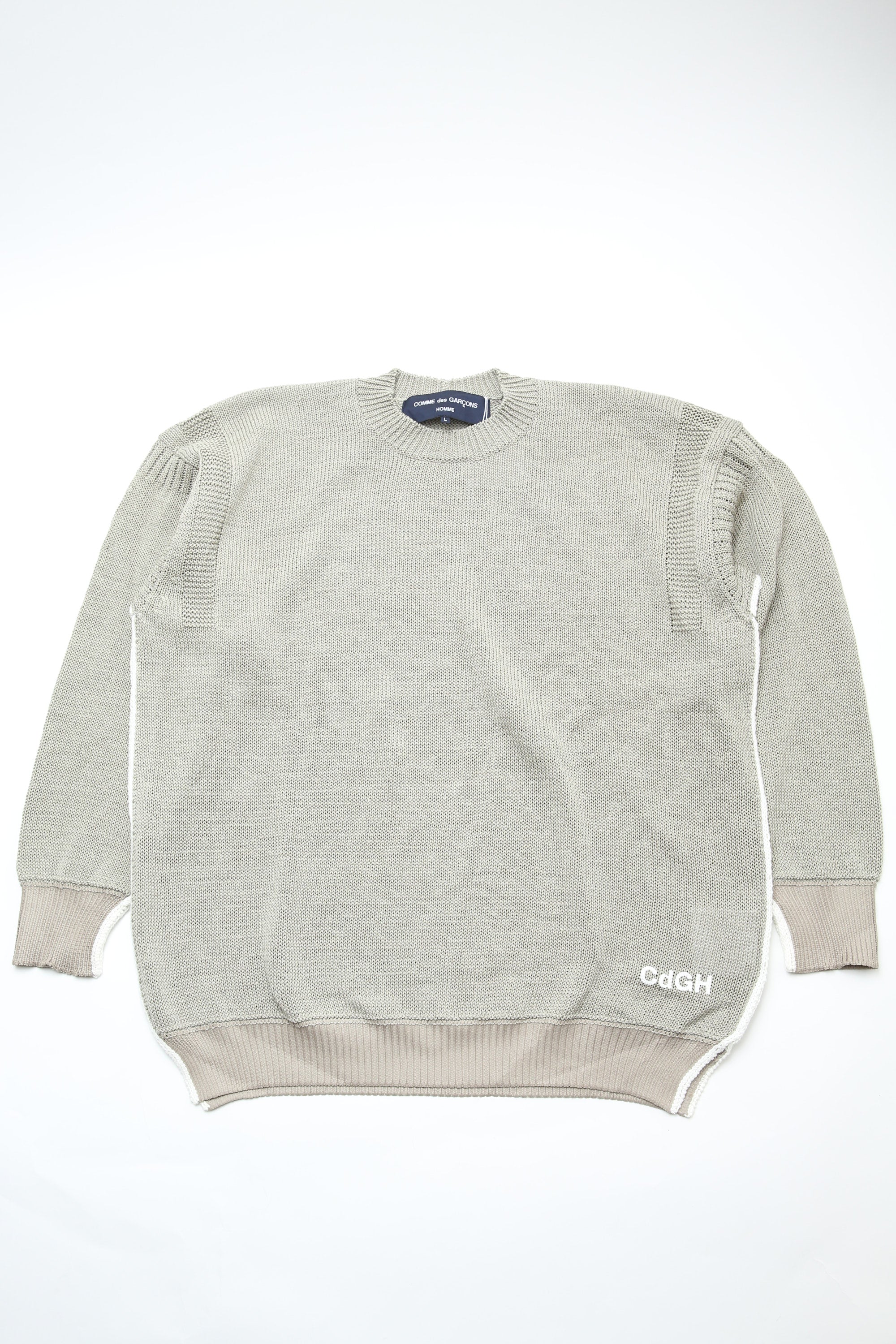 Comme des Garçons HOMME - MEN'S SWEATER - GREY - {HM-N003-S24} - S