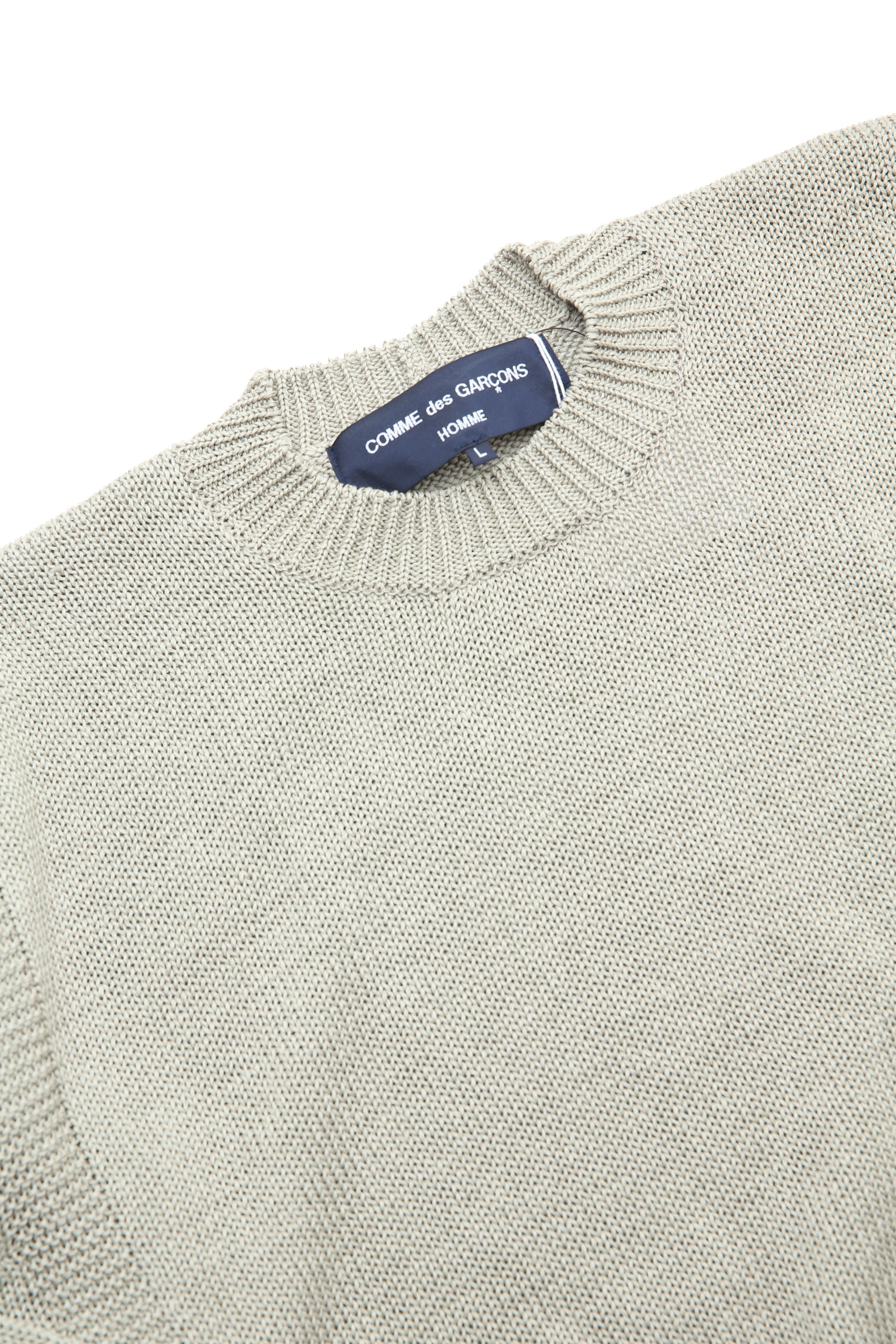 Comme des Garçons HOMME - MEN'S SWEATER - GREY - {HM-N003-S24} - S