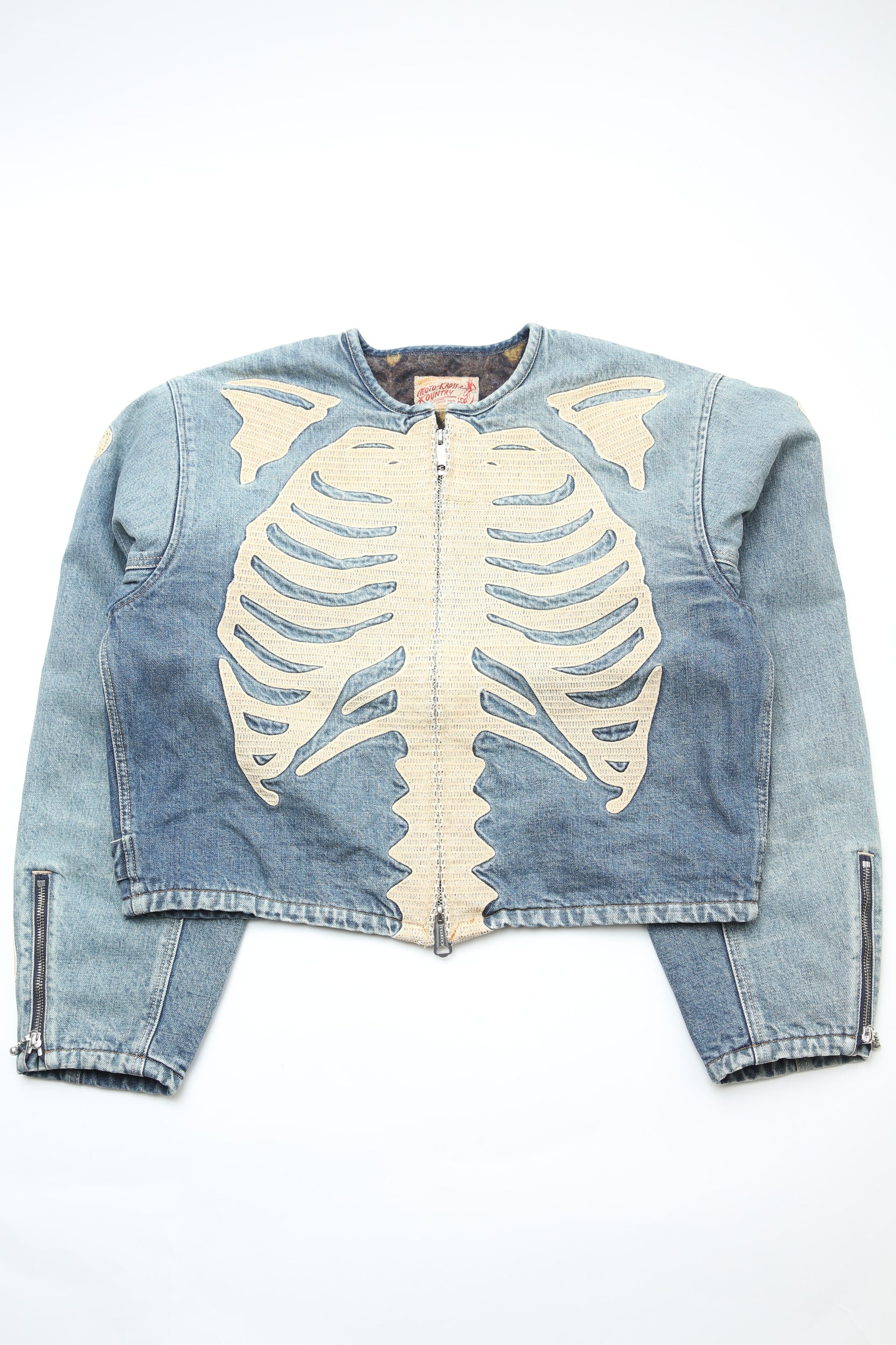 Kapital 14oz Denim Motocross Jacket (BONE) - Pro - Indigo – Totem  