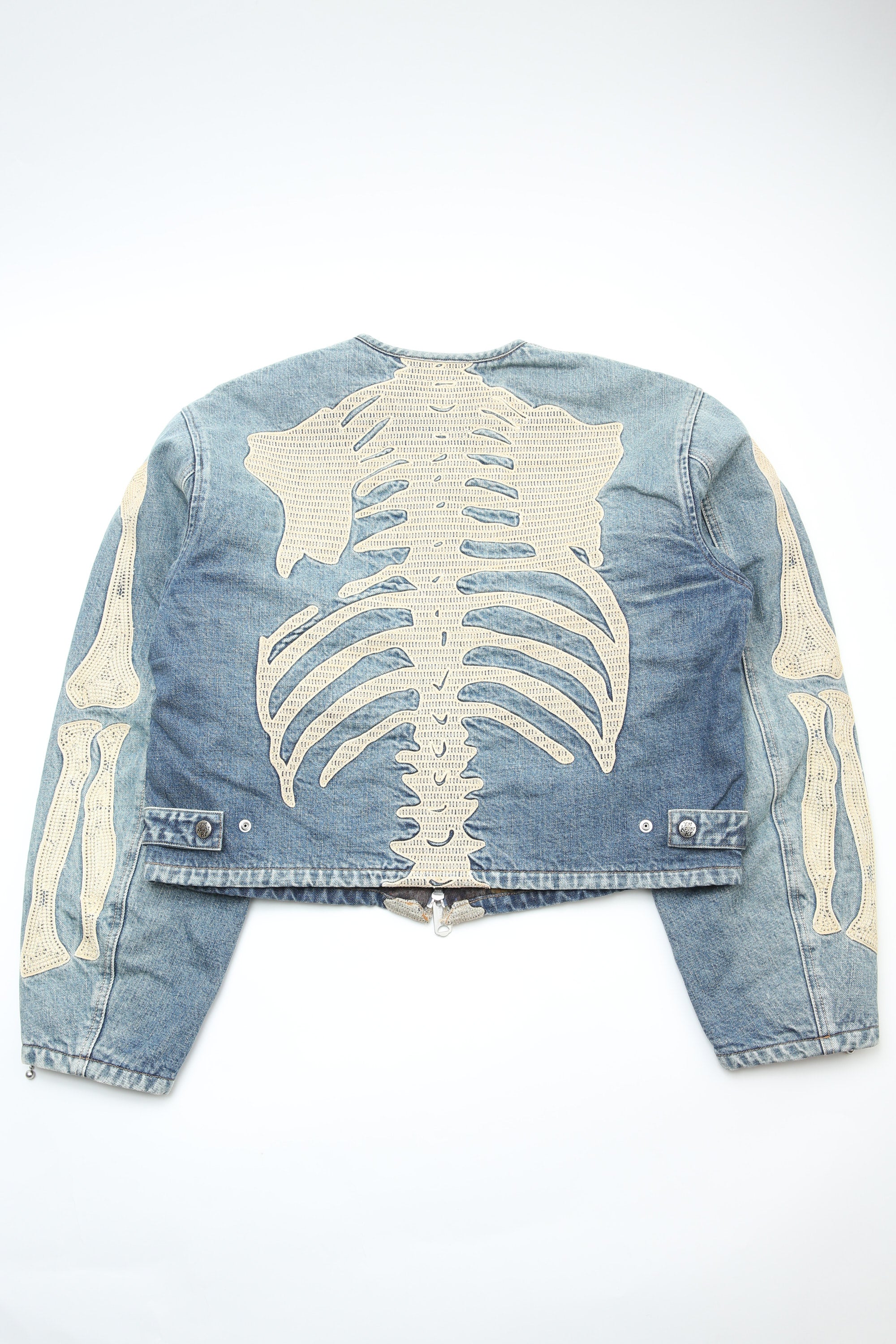 Kapital 14oz Denim Motocross Jacket (BONE) - Pro - Indigo – Totem Brand Co.