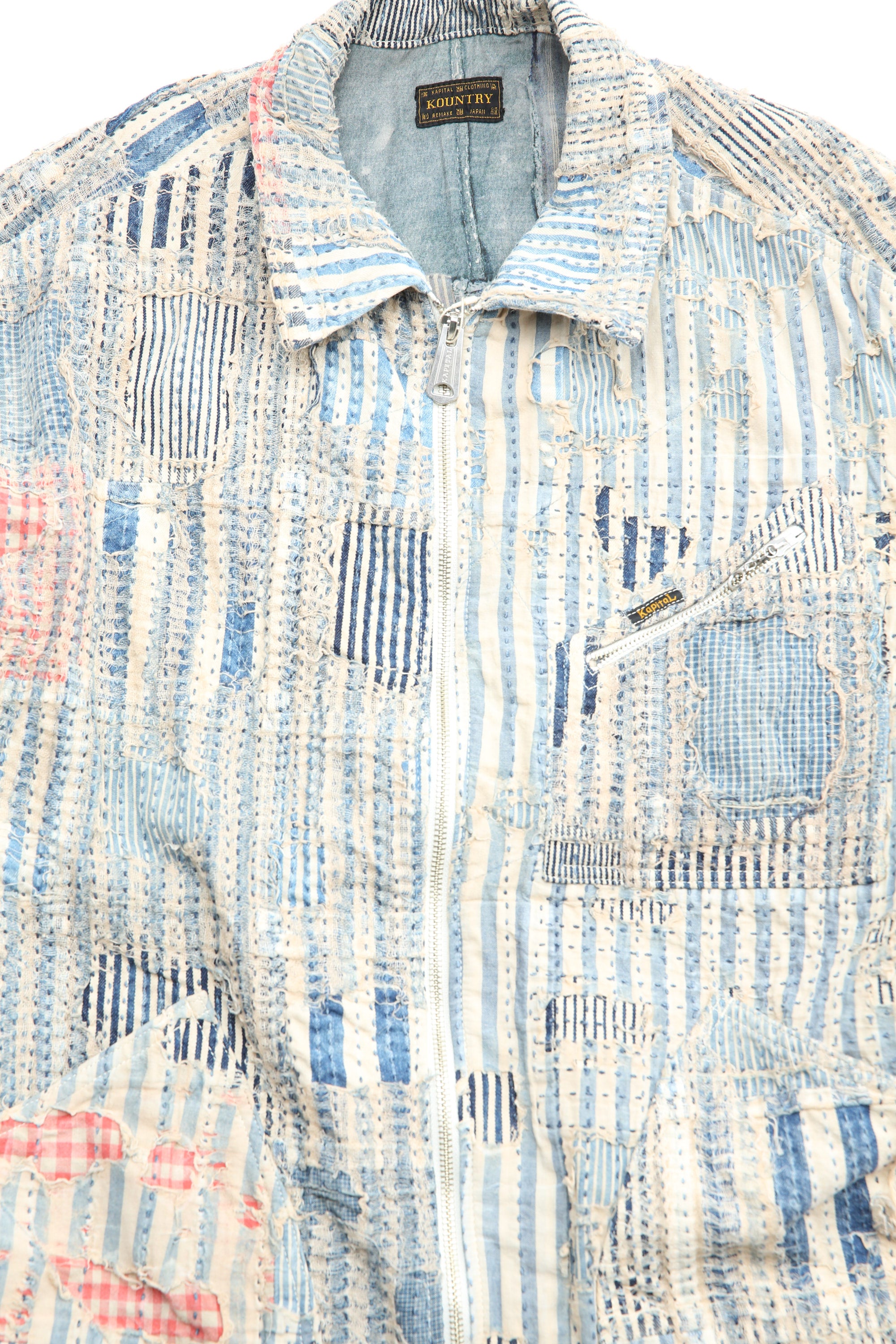 Kapital LIBERTY-BORO ZIP UP Blouson Hickory – Totem Brand