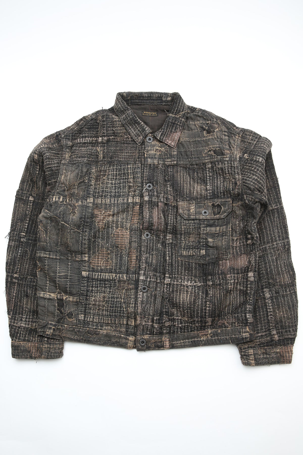Kapital BLACK-TEA-CORE BORO SPRING 1st JKT - Black - (K2313LJ184 