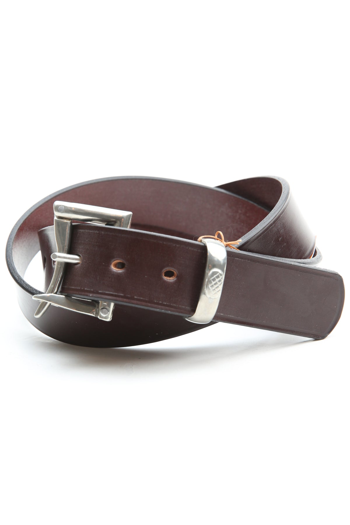 100% Leather Belt Brown with Pewter Buckle 35” inches EUC. Brown Concho Belt - Etsy main image 2