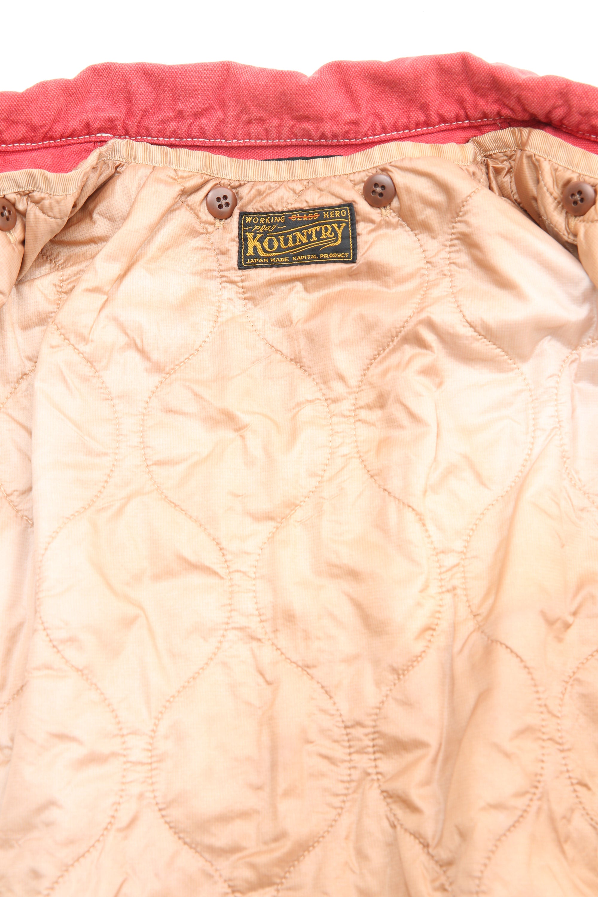 Kapital Canvas Coverall Linend Drizzler - California Red – Totem