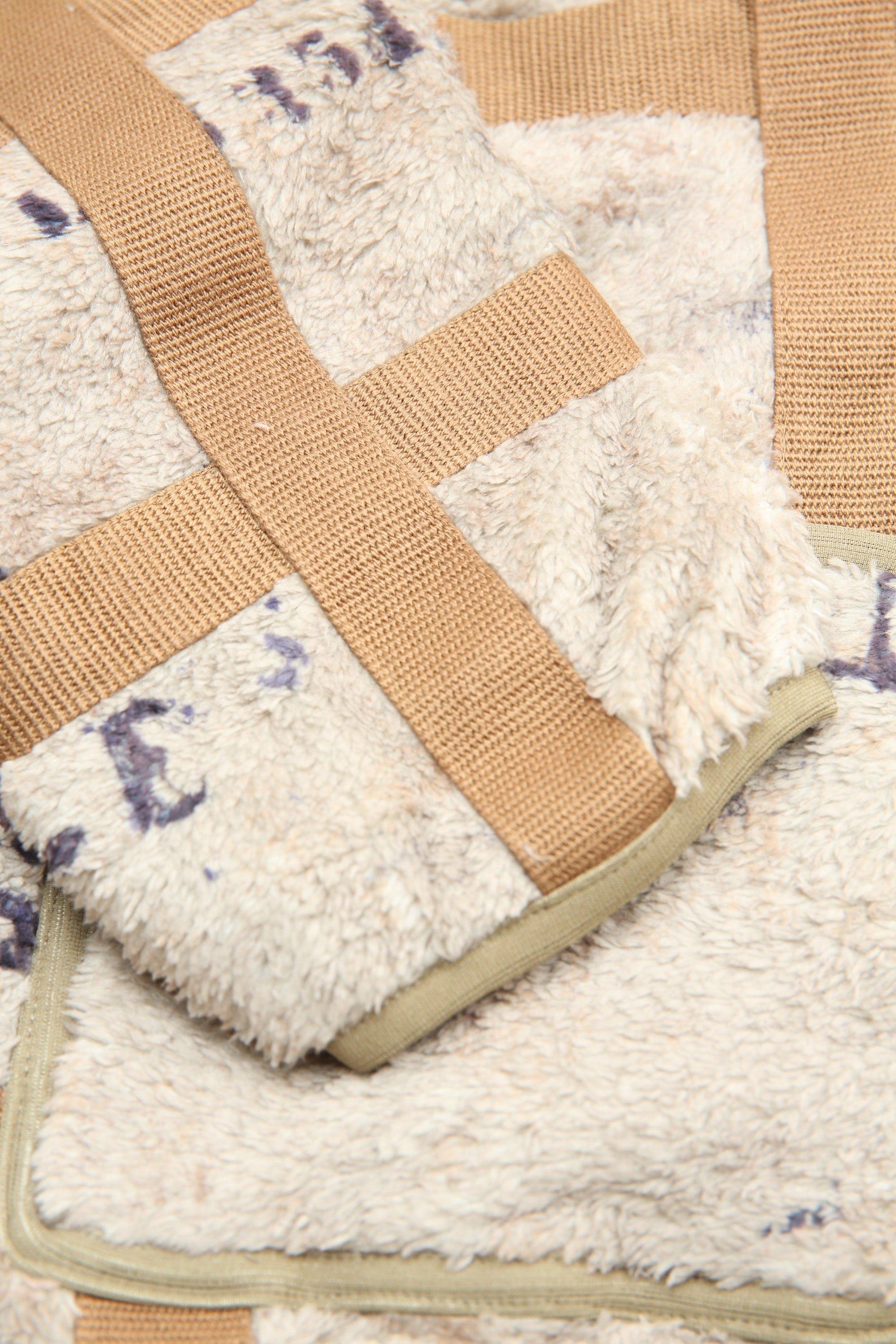 KAPITAL LONG 日本製　ベージュ デニムジャケット　44inch Kapital Fleece PRISONER Craft Tattersall Zip Blouson - Beige