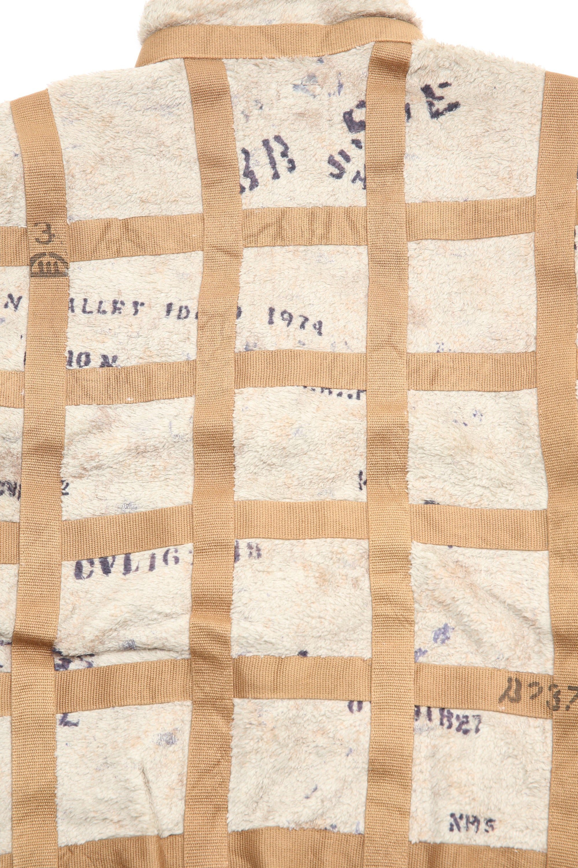 KAPITAL LONG 日本製　ベージュ デニムジャケット　44inch Kapital Fleece PRISONER Craft Tattersall Zip Blouson - Beige