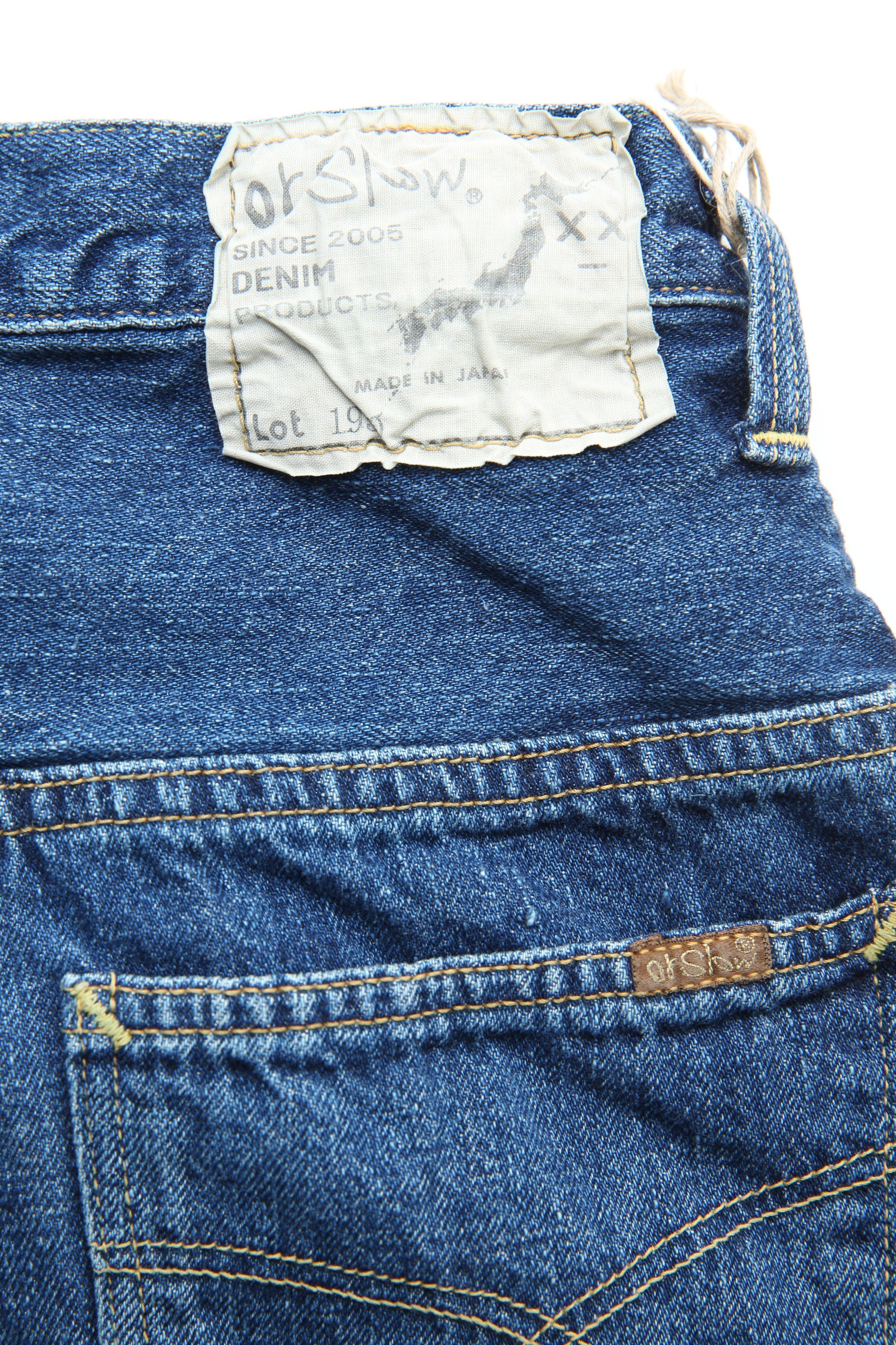 orSlow Women's Standard High Waist Selvedge Denim (Jasmin) - Denim