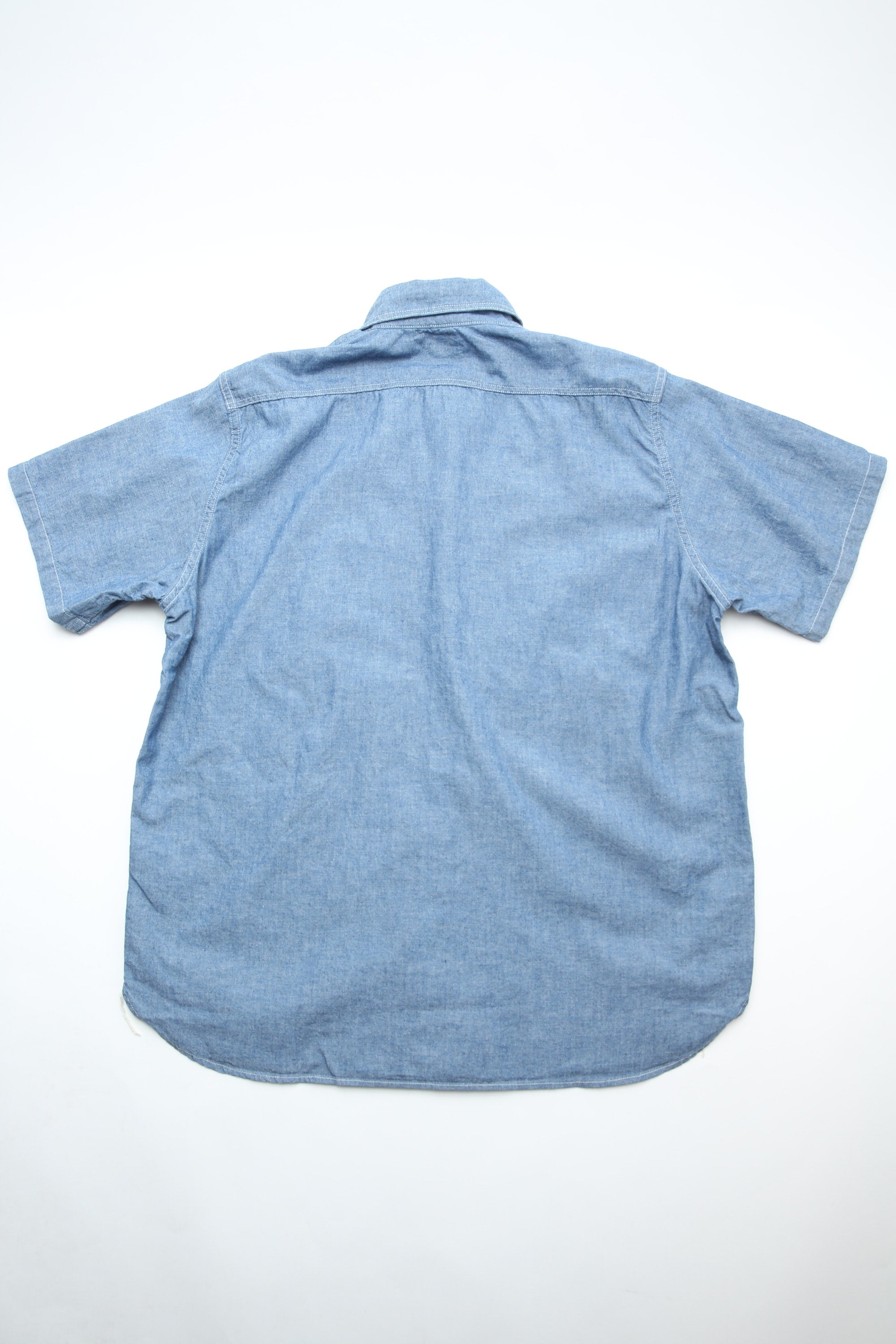 orSlow Short Sleeve Chambray Work Shirt - Chambray – Totem Brand Co. orSlow Short Sleeve Chambray Work Shirt - Chambray – Totem Brand Co.