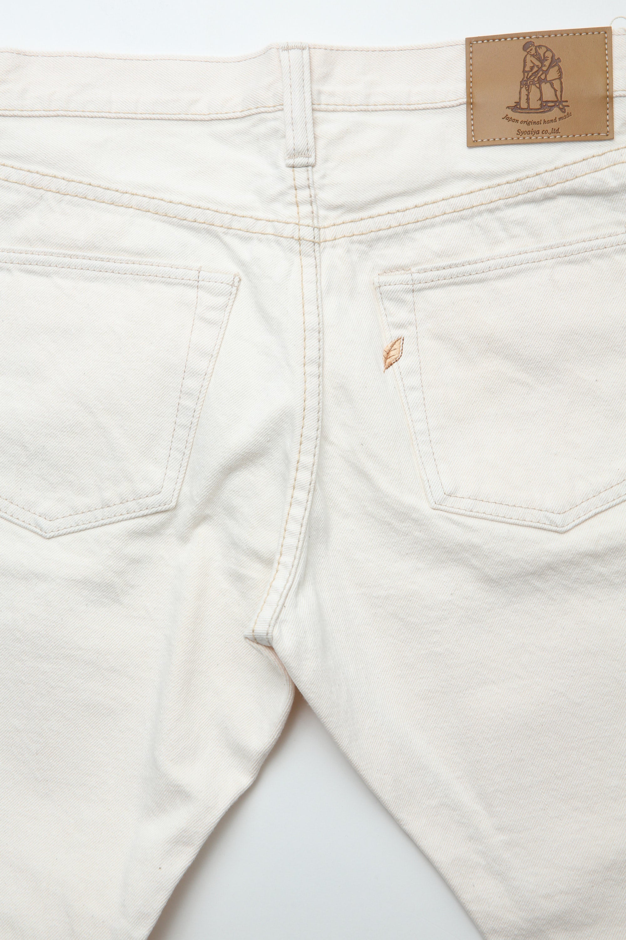 Pure Blue Japan [1172-2] Men's Woven Ecru Denim Jeans Relaxed