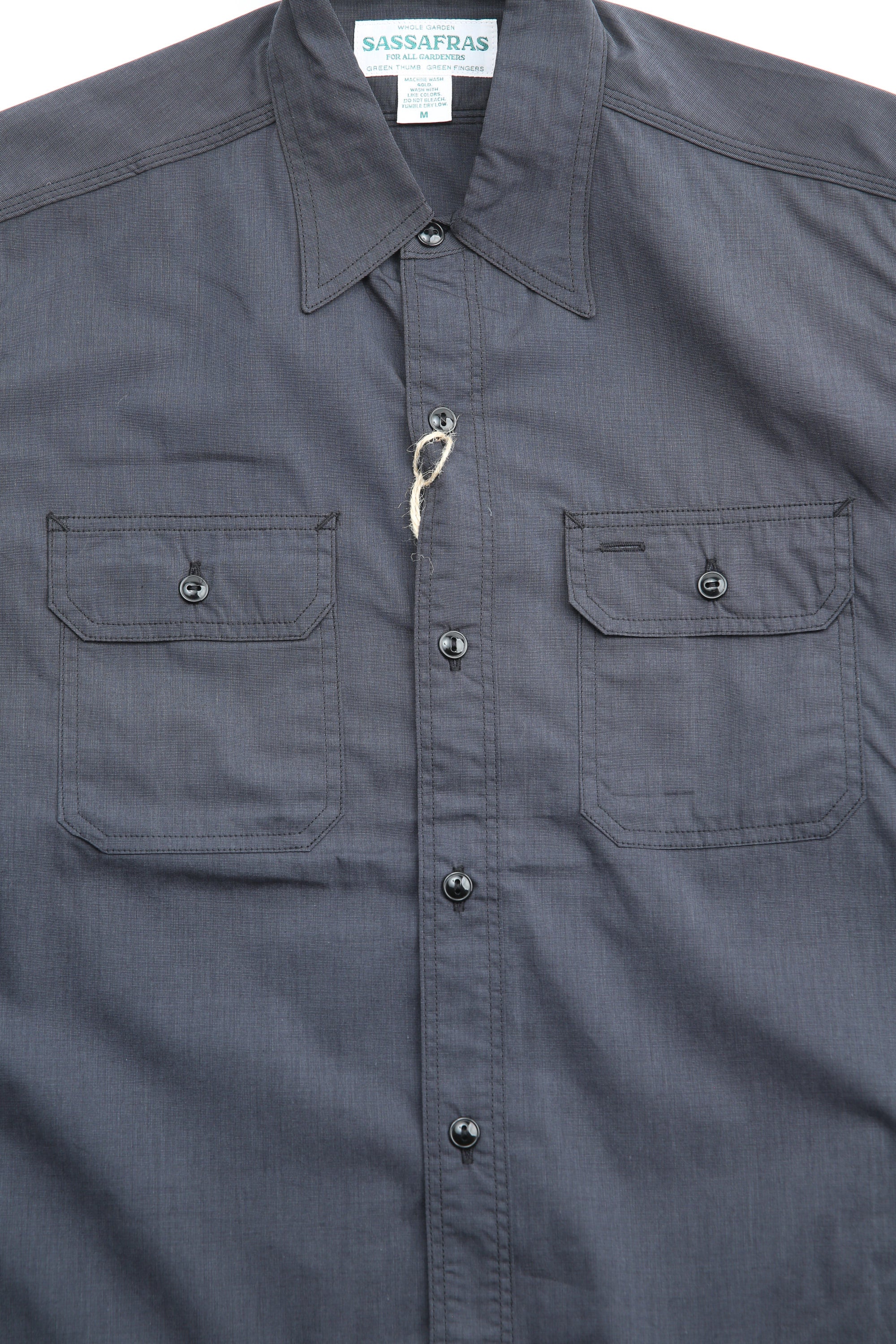 ササフラス SASSAFRAS Gardener Shirt XL Sassafras Gardener Shirt A/C Broad - Black – Totem Brand Co.
