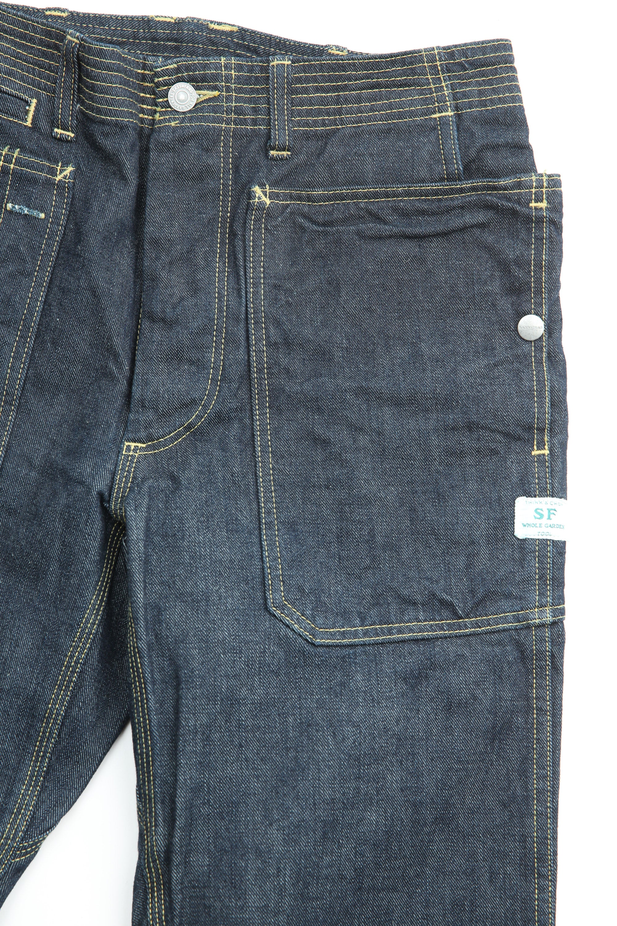 SASSAFRAS Fall Leaf Over Pants ササフラス フォールリーフ オーバーパンツ ショーツ ハーフパンツ ウール Sassafras Fall Leaf Sprayer Pants West Point Olive