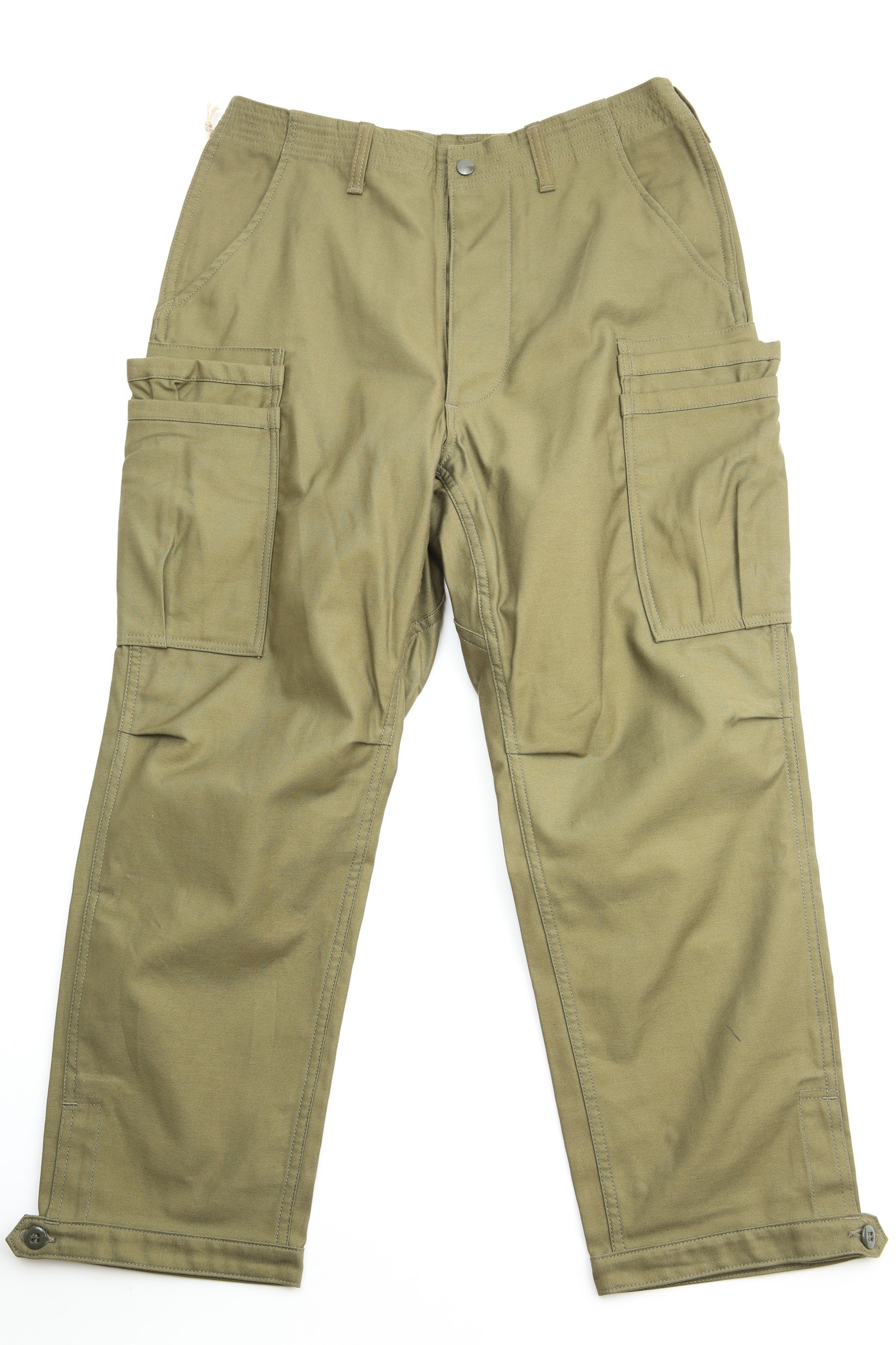 Sassafras Overgrown Pants 4/5 Back Satin - Olive – Totem Brand Co.