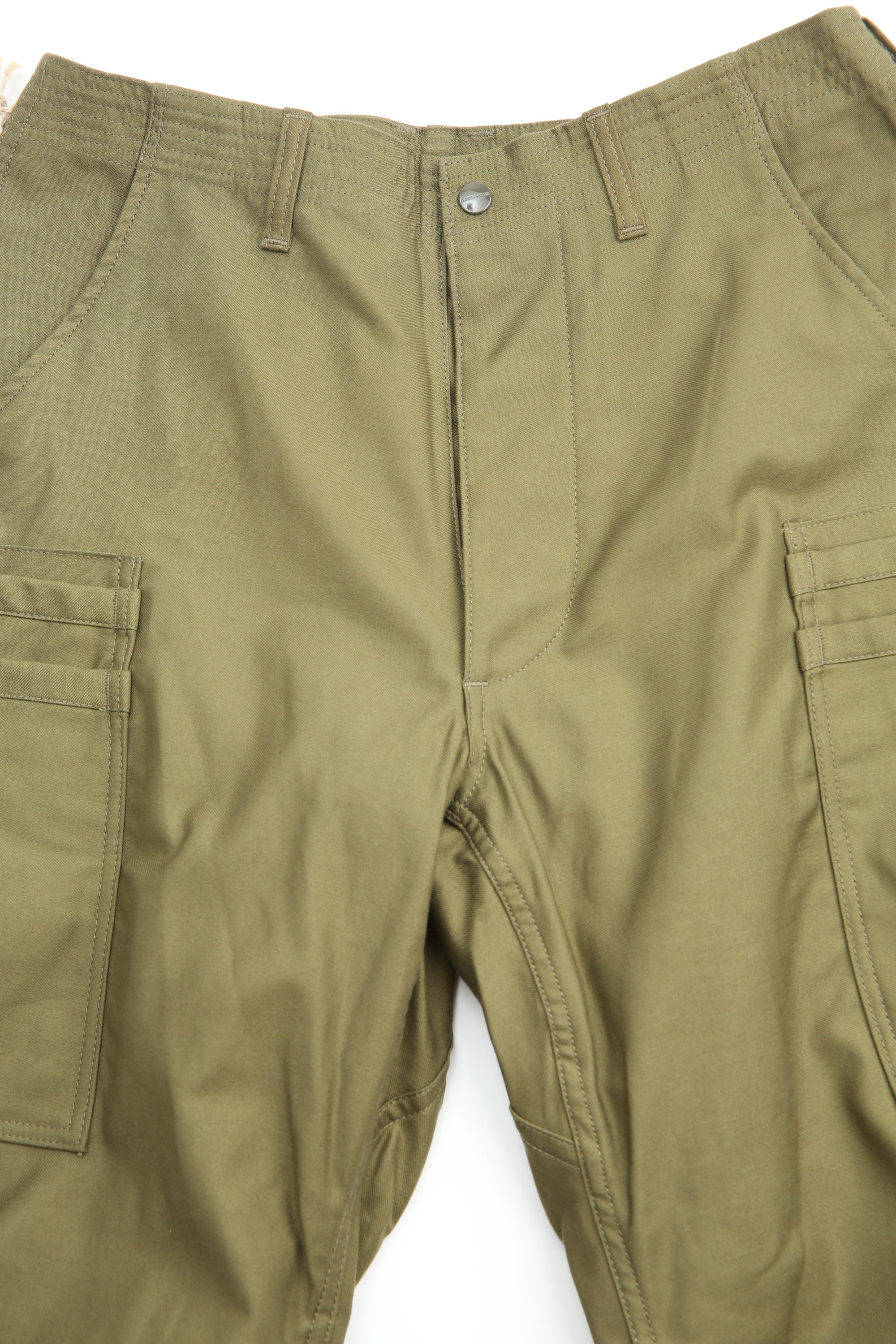 Sassafras Overgrown Pants 4/5 Back Satin - Olive – Totem Brand Co.