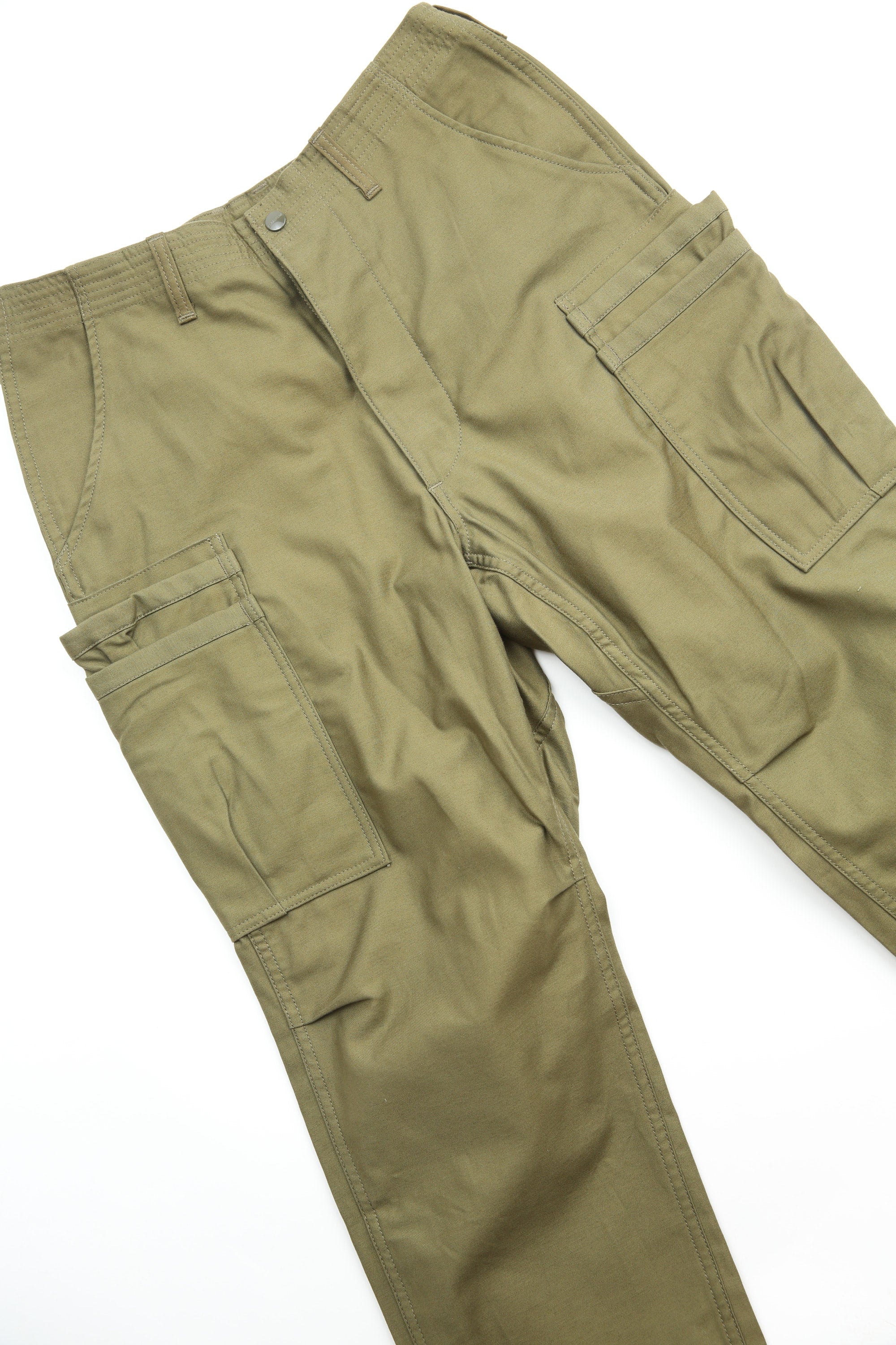 Sassafras Overgrown Pants 4/5 Back Satin - Olive – Totem Brand Co.