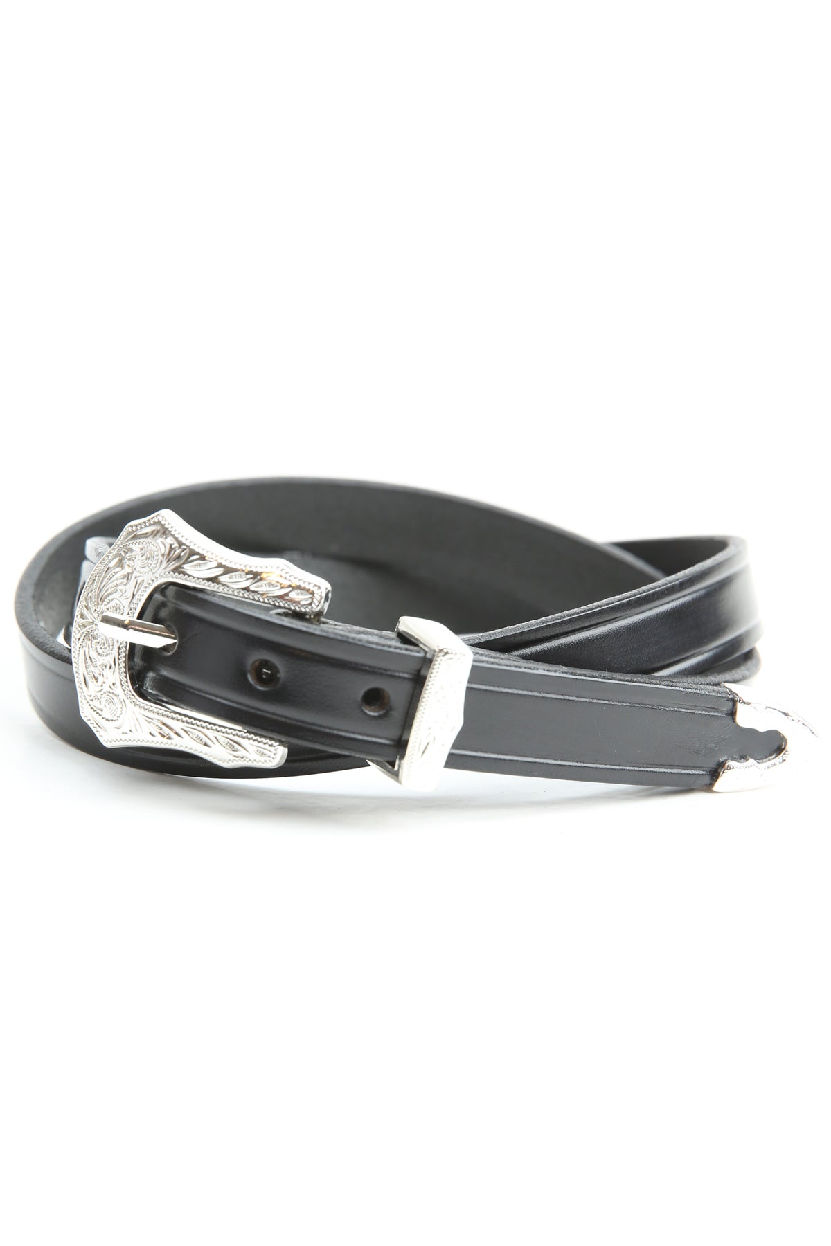 Tous Black Belt with Silver Buckle 5253-BLACK-SILVER_28e2b274-  main image 4