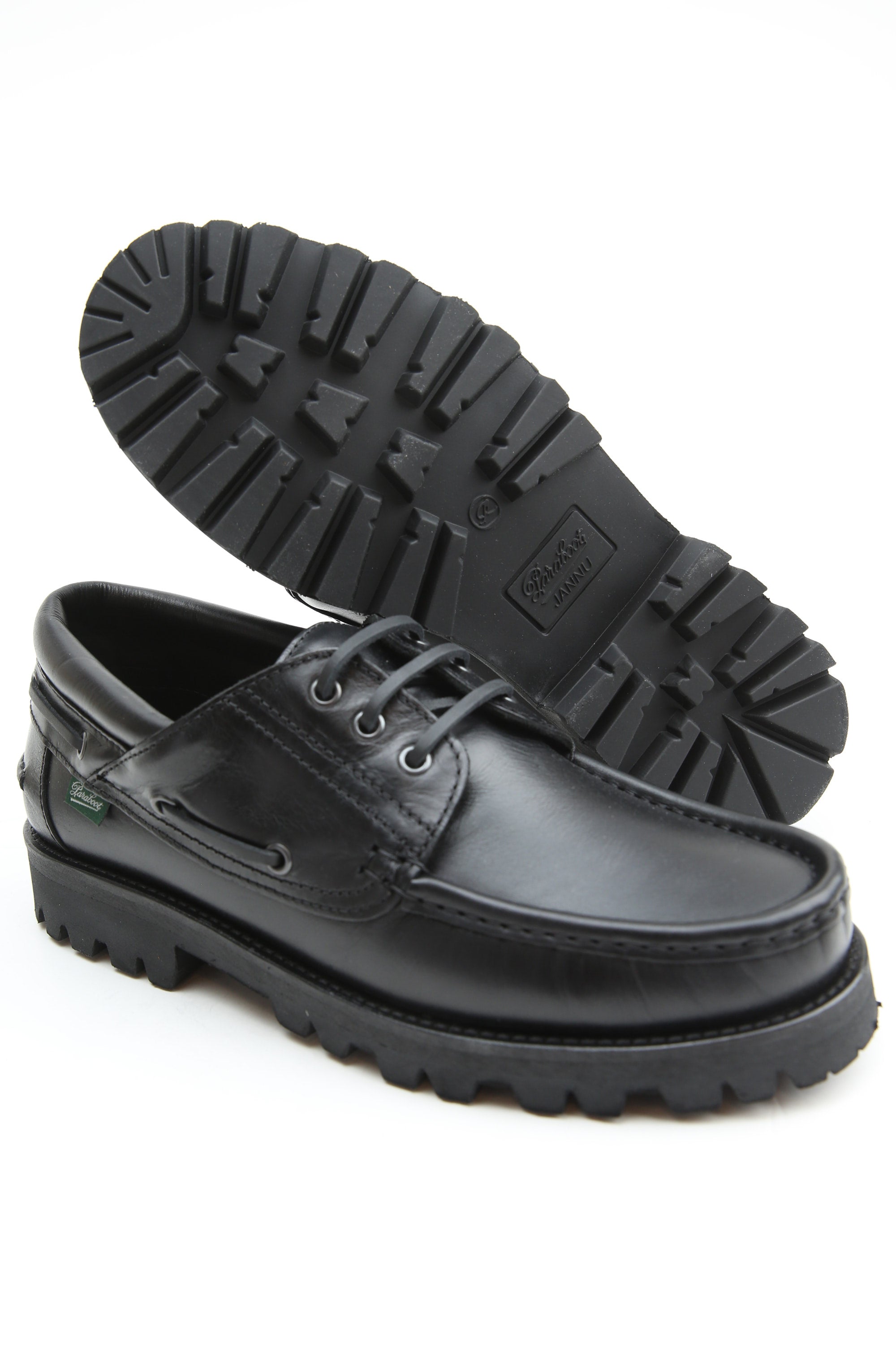 Paraboot Men's Briac/Jannu Noire - Lisse Noir – Totem Brand Co.