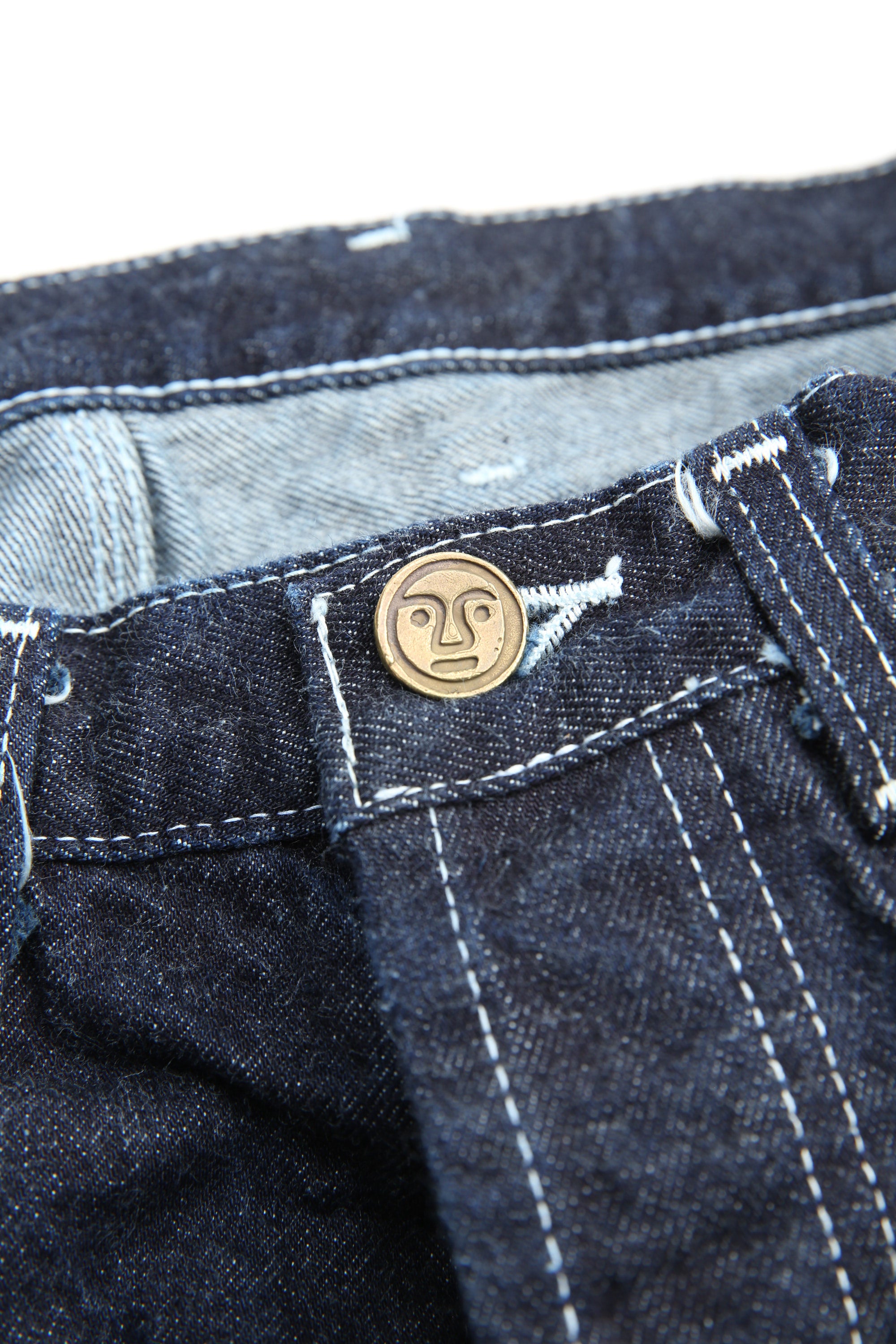 パンツ TENDER Co.Type 130 TAPERED JEANS Brown Tender Co. TYPE 130 TAPERED JEANS - Rinsed Selvedge Denim – Totem