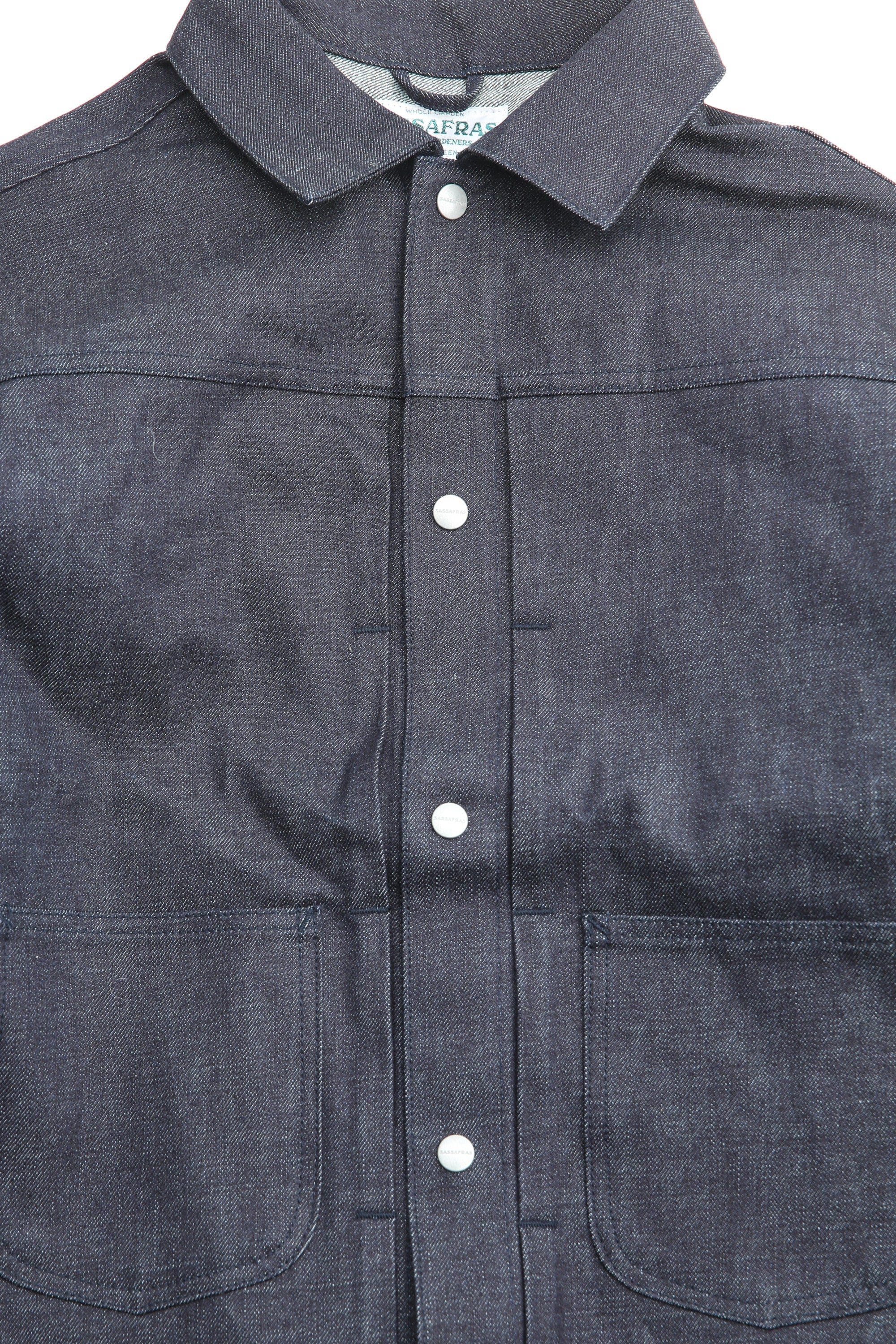 Sassafras Gardener Jacket 13.5oz Denim - Indigo – Totem Brand Co.