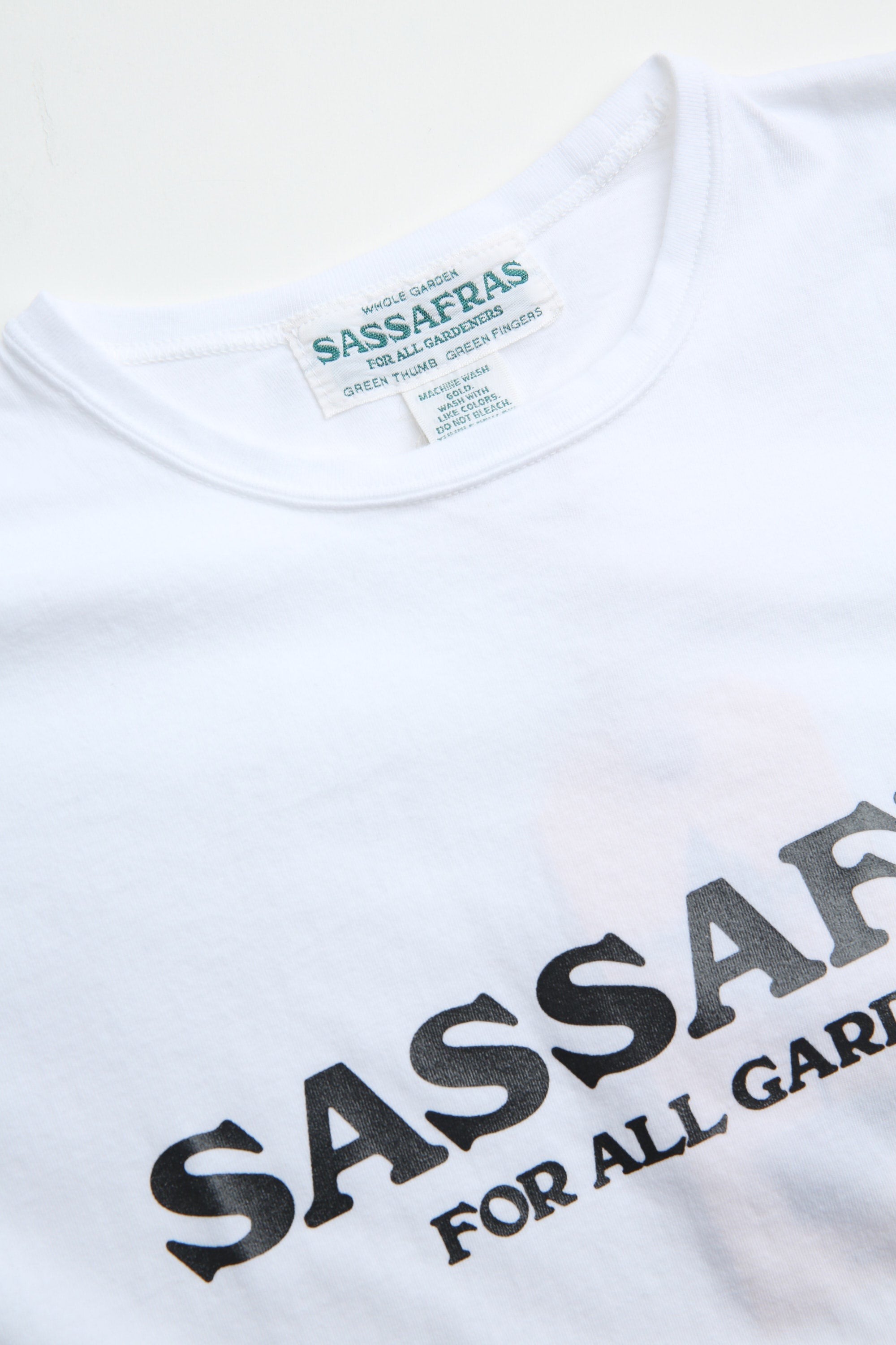 Sassafras T-Shirt 1/2 Single Yarn Cotton - White – Totem Brand Co.