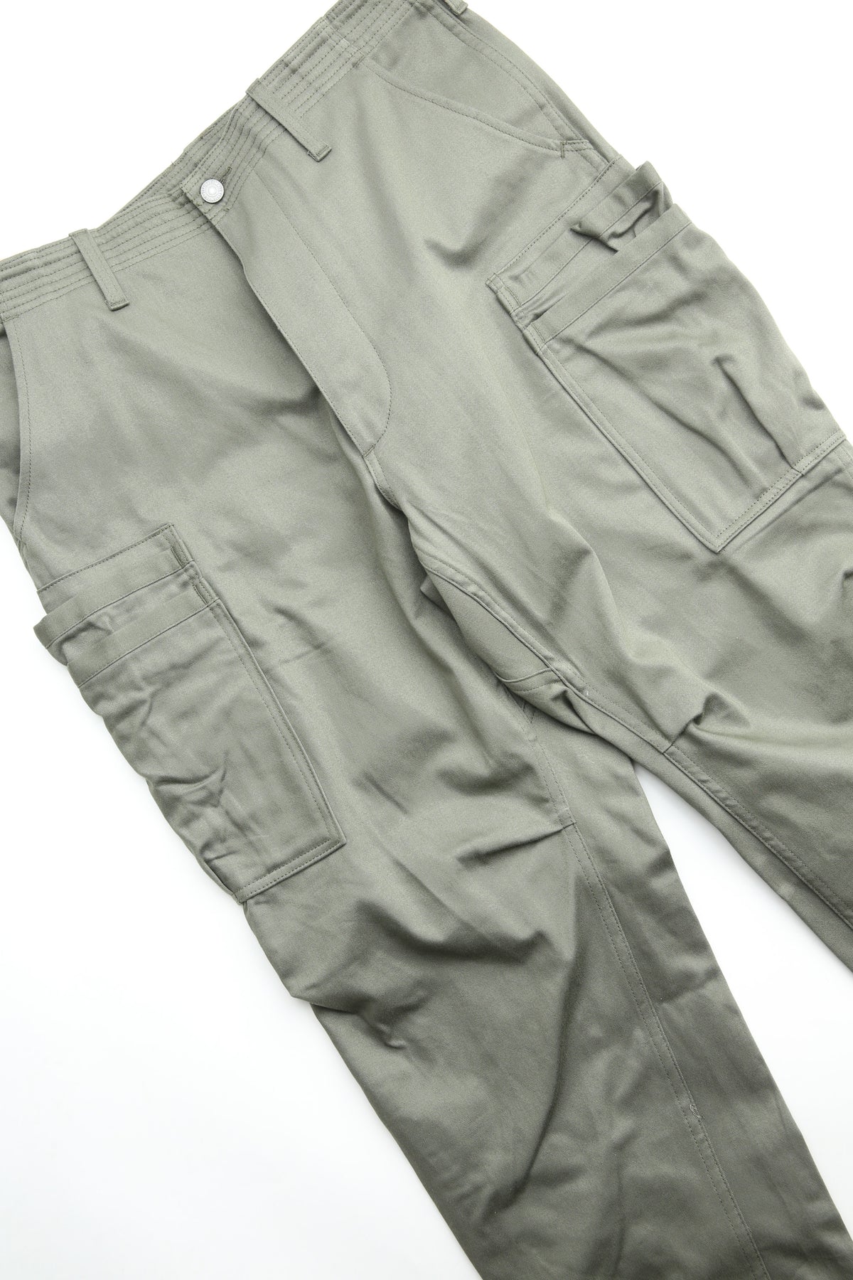Sassafras Overgrown Pants 4/5 - Olive Military Satin – Totem Brand Co
