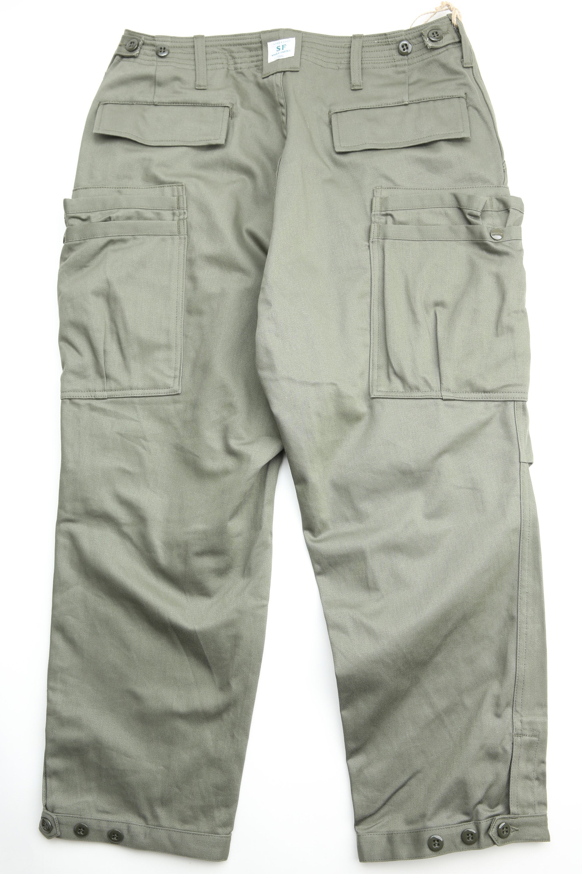 Sassafras Overgrown Pants 4/5 - Olive Military Satin – Totem Brand Co.