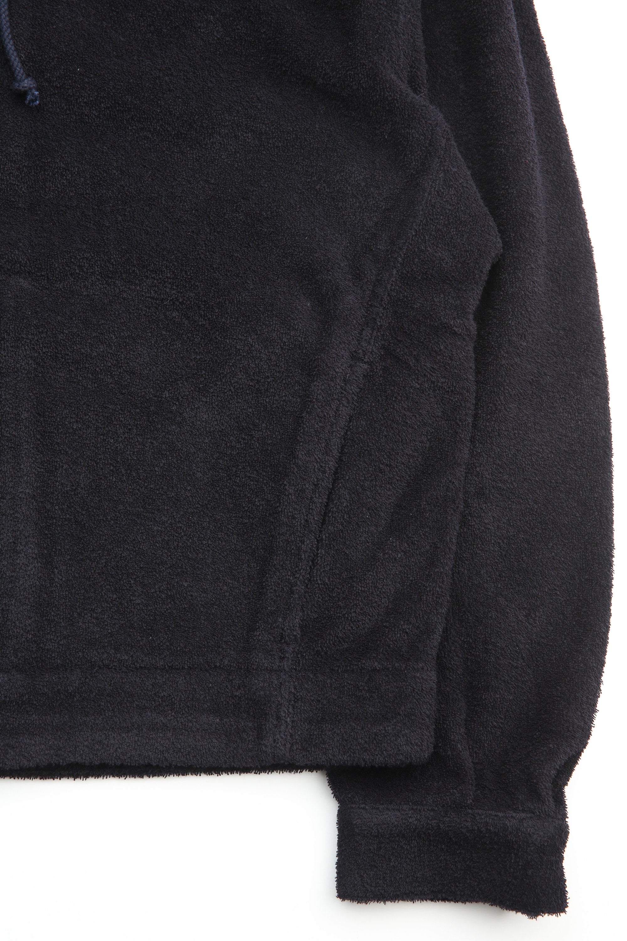 Auralee Cotton Nylon Pile Zip Parka - Navy – Totem Brand Co.