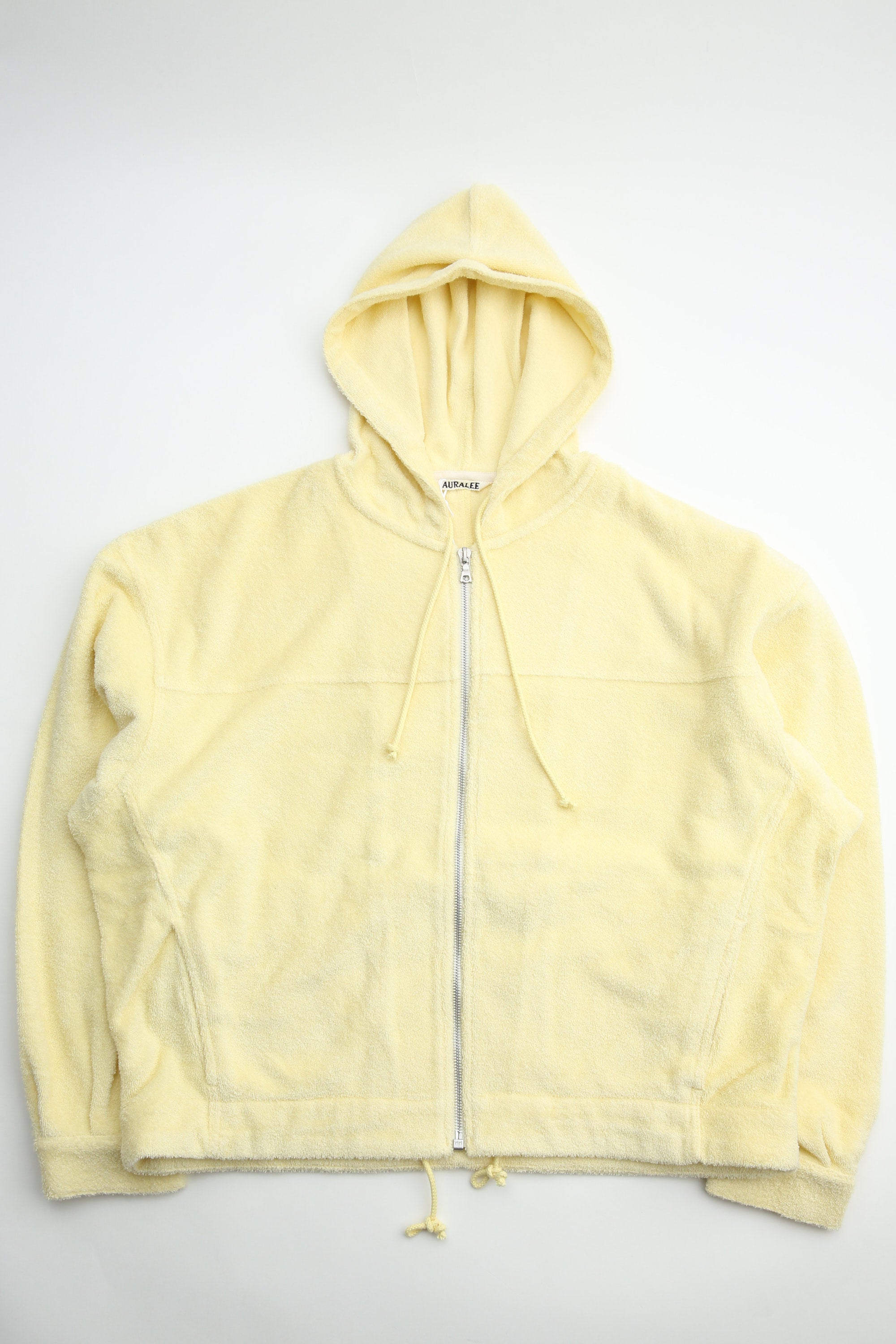 Auralee Cotton Nylon Pile Zip Parka - Light Yellow – Totem Brand Co.