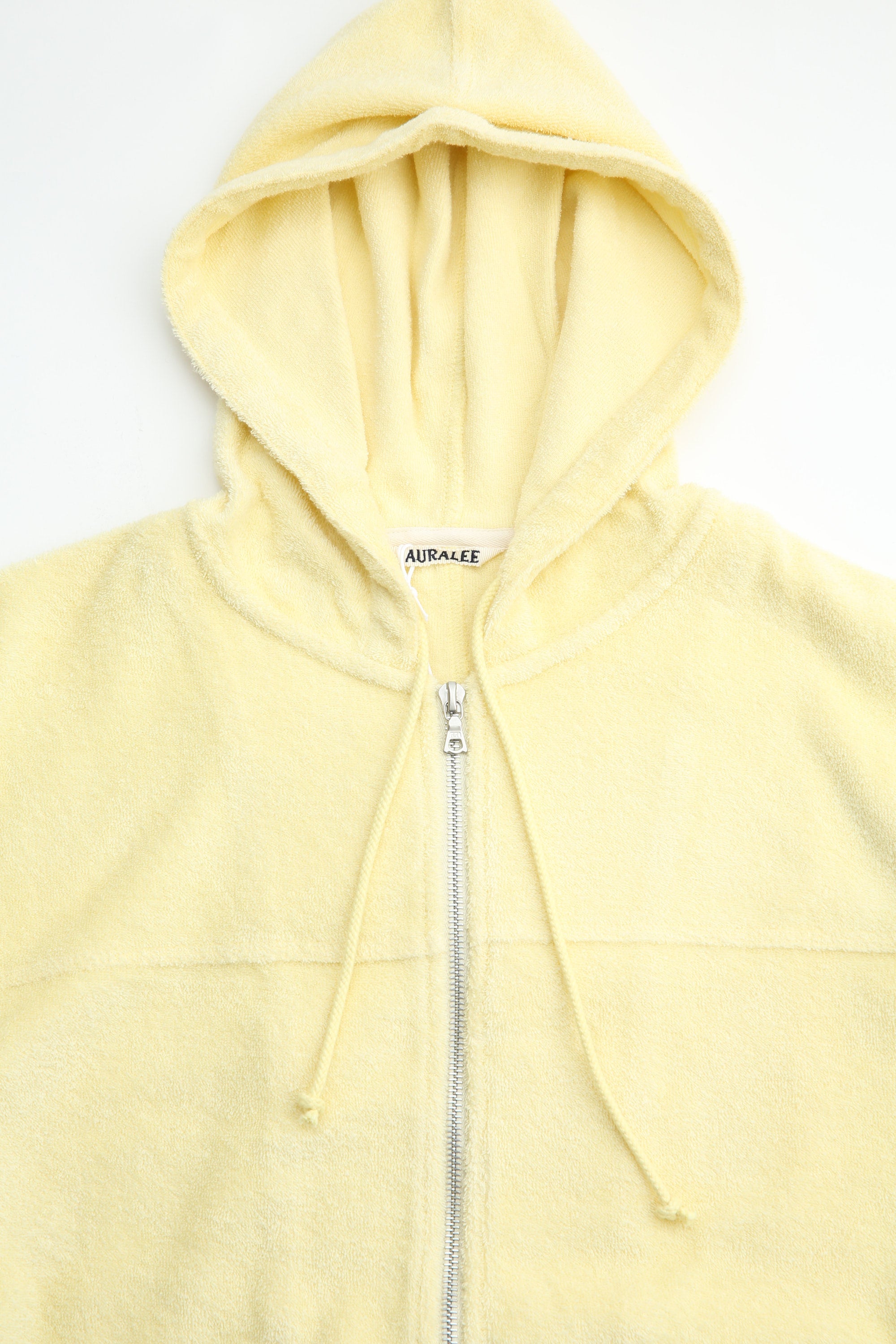 Auralee Cotton Nylon Pile Zip Parka - Light Yellow – Totem Brand Co.