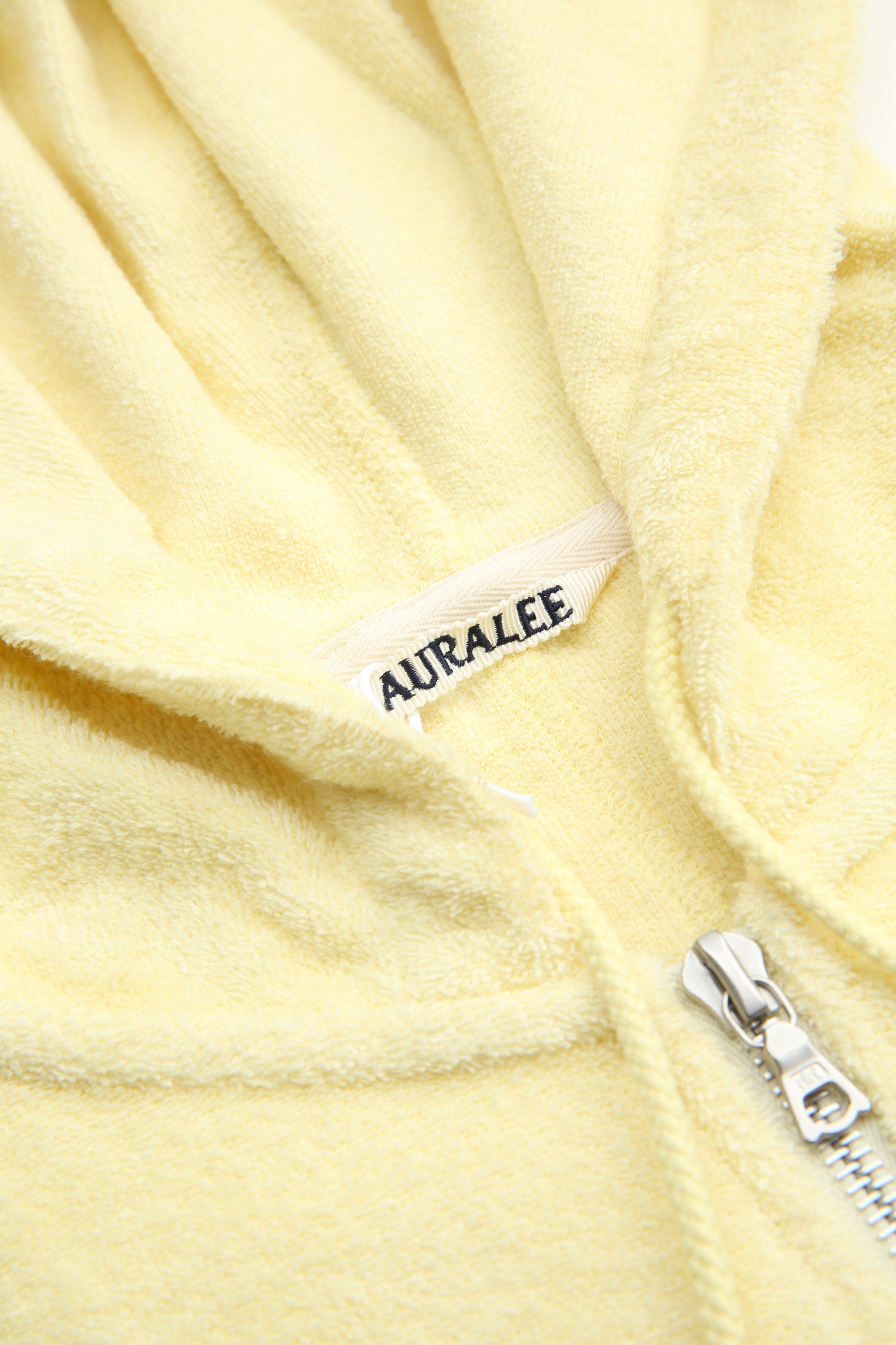 Auralee Cotton Nylon Pile Zip Parka - Light Yellow – Totem Brand Co. Auralee Cotton Nylon Pile Zip Parka - Light Yellow – Totem Brand Co.