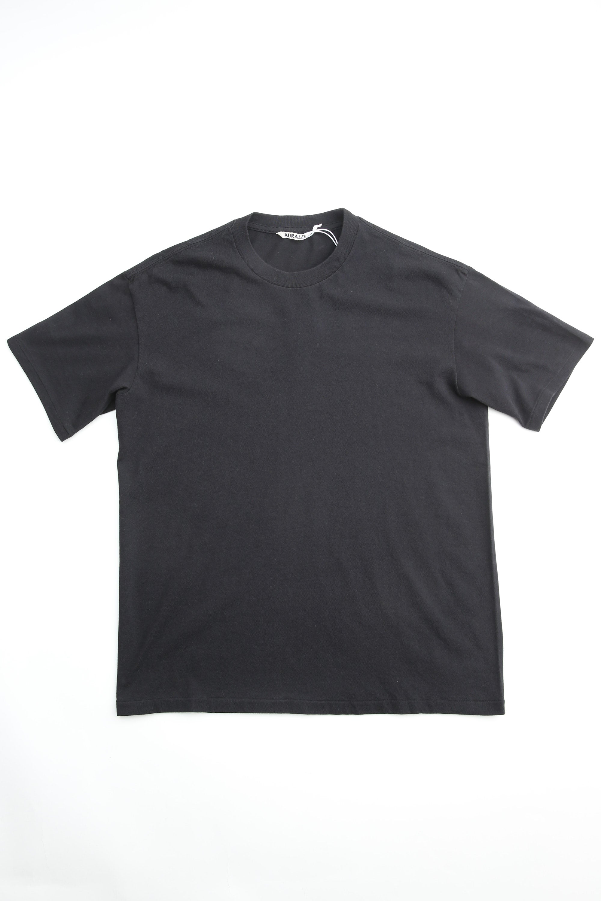 Auralee Seamless Crew Neck Tee - Black – Totem Brand Co.