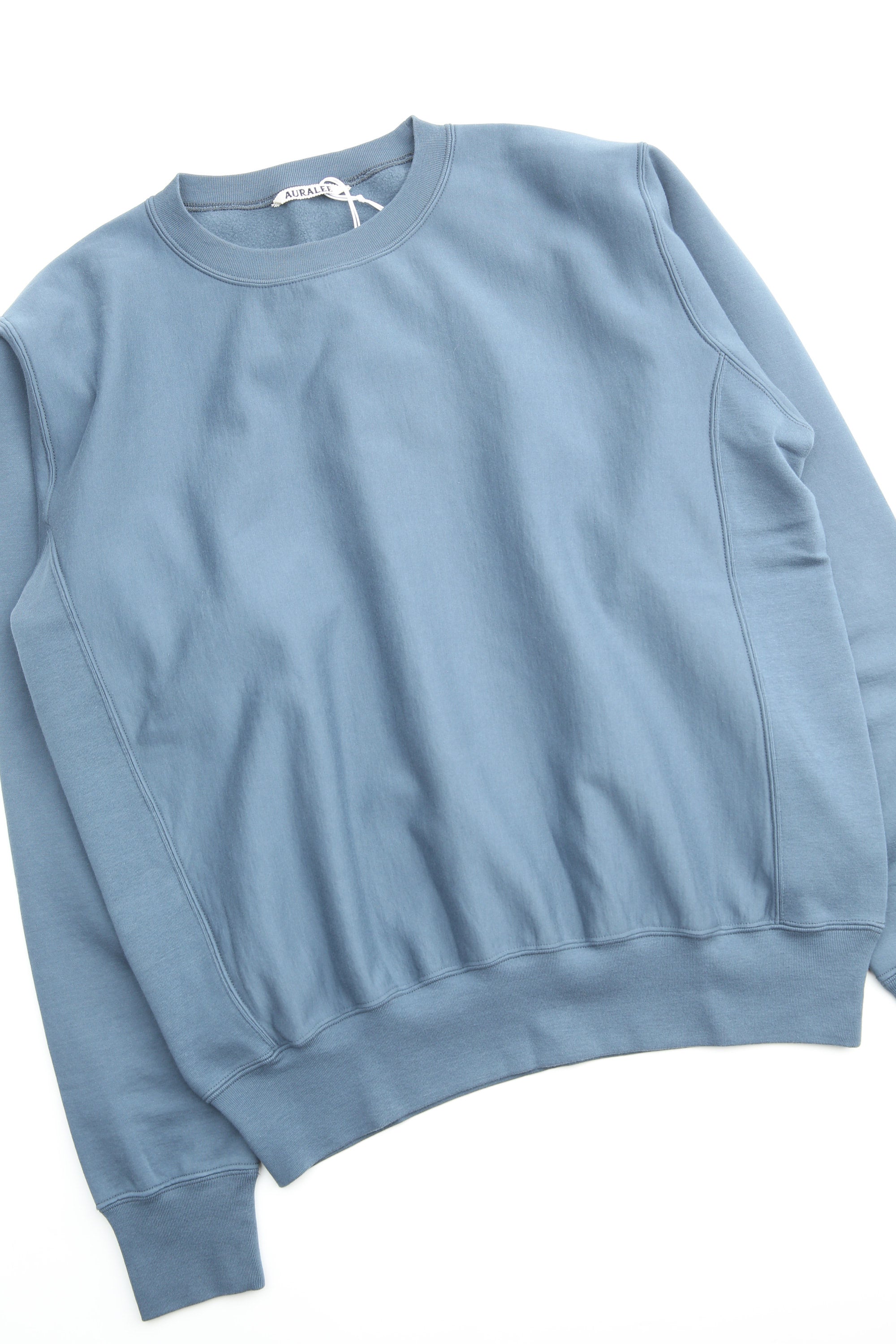 Auralee Elastic High Gauge Sweat P/O - Dusty Blue – Totem Brand Co.