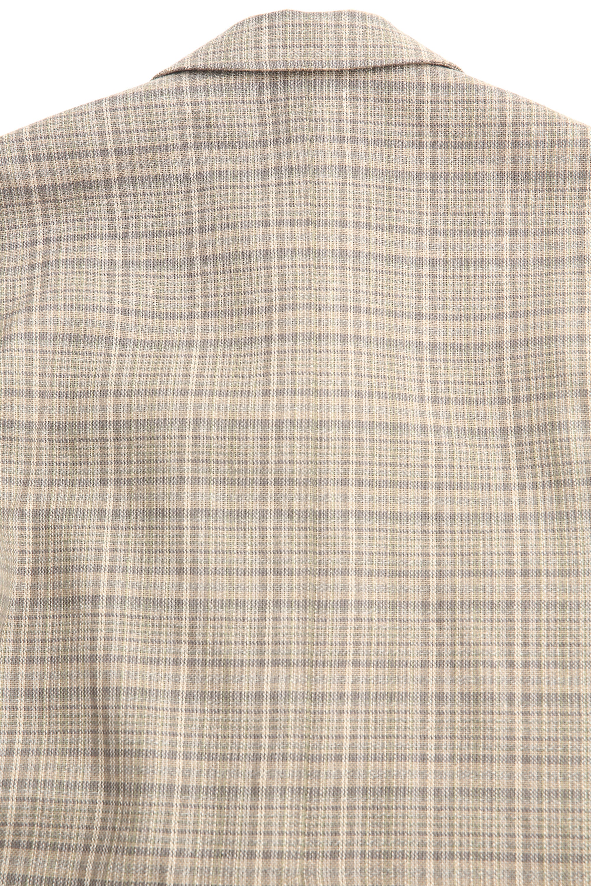 Auralee Silk Linen Nep Check Jacket - Dark Brown Check – Totem