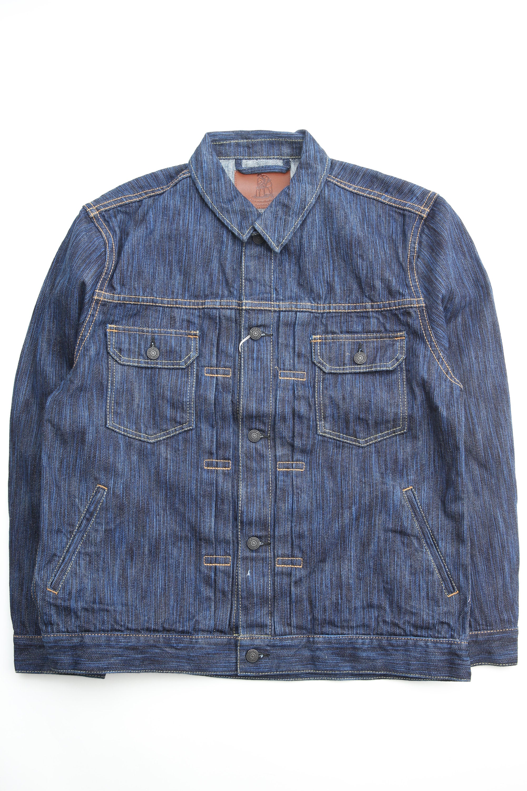 Pure Blue Japan [6225-D] Men's Woven Waterfall Denim Type 2 Jacket