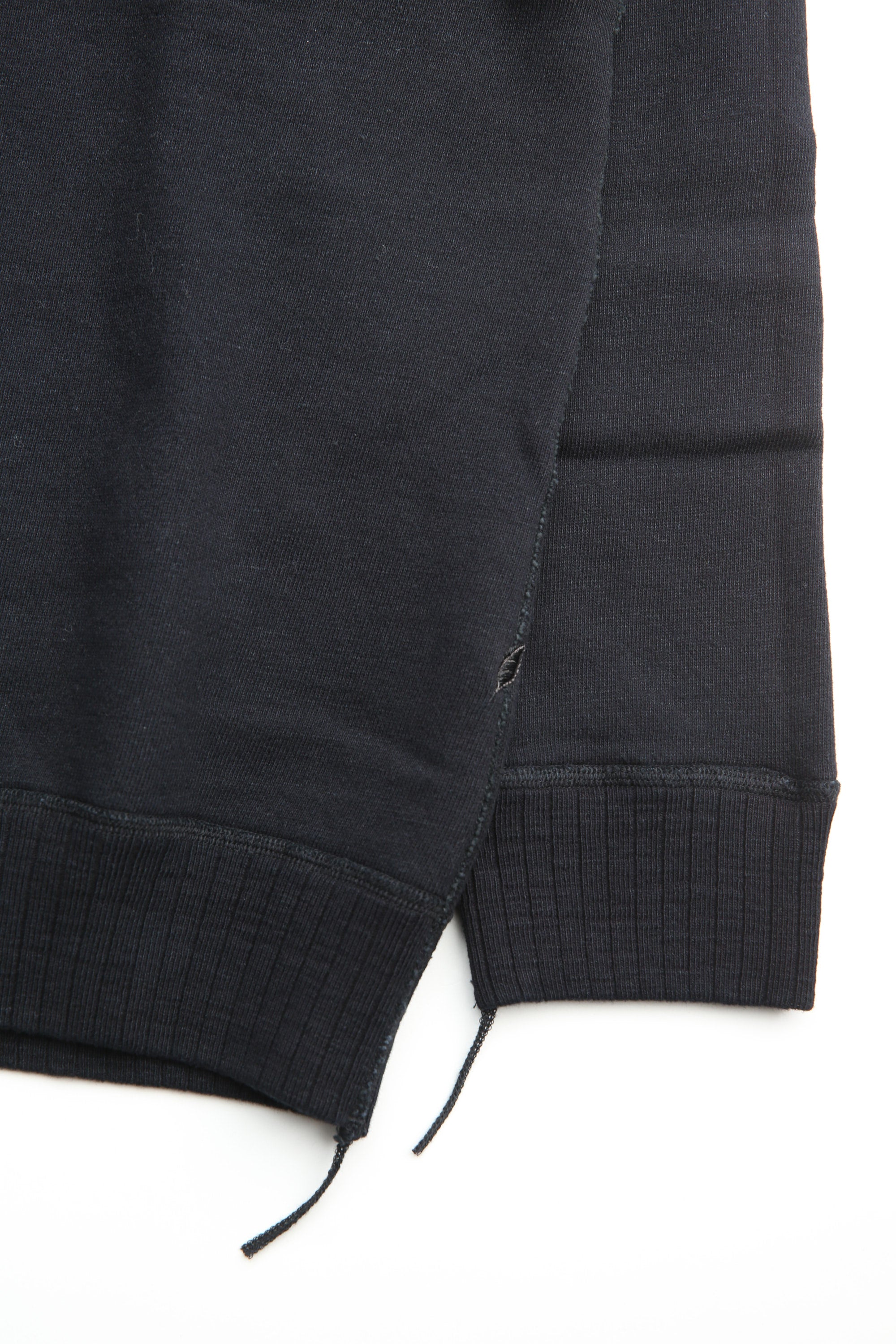 Pure Blue Japan [5410-IDBK] Men's Knitted Hoodie - Indigo/Black