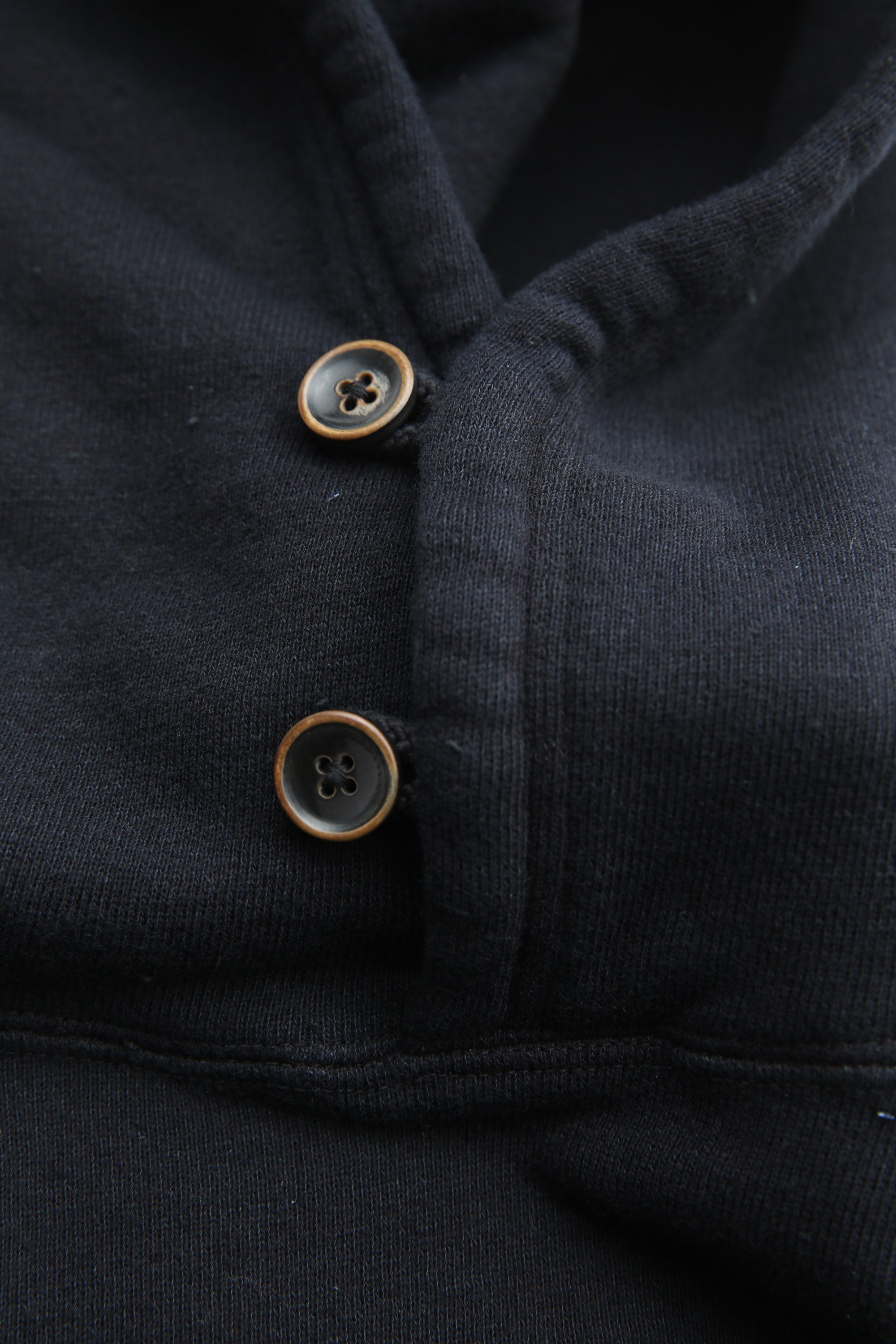 ☆オーダー終了しました☆ Pure Blue Japan [5410-IDBK] Men's Knitted Hoodie - Indigo/Black