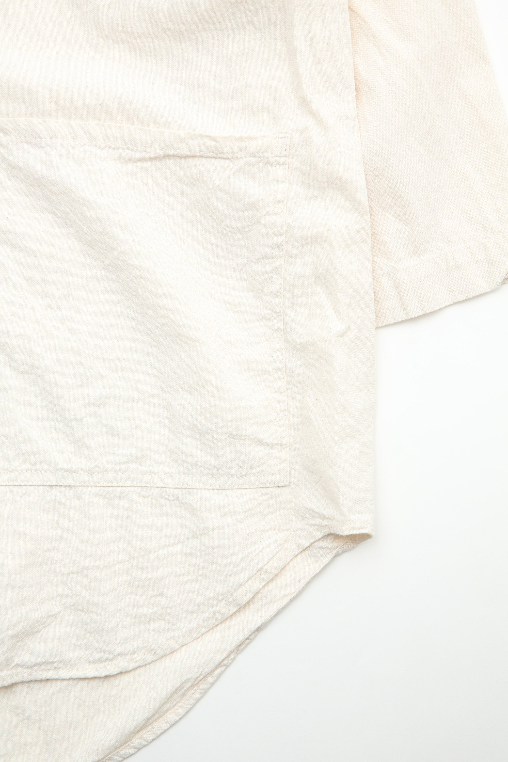 Tender Co.417 Threequarter Sleeve Frock Shirt- Rinsed Cotton