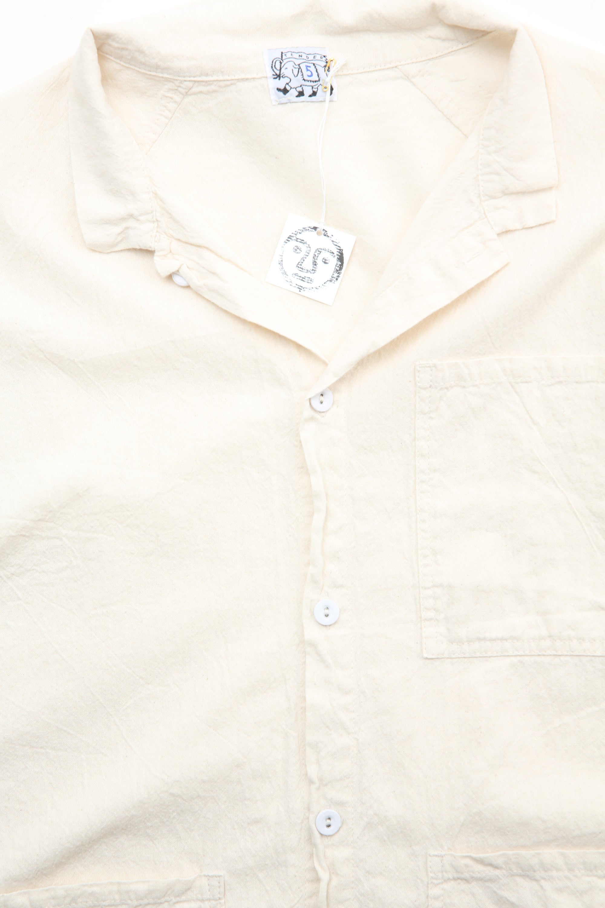 Tender Co.417 Threequarter Sleeve Frock Shirt- Rinsed Cotton