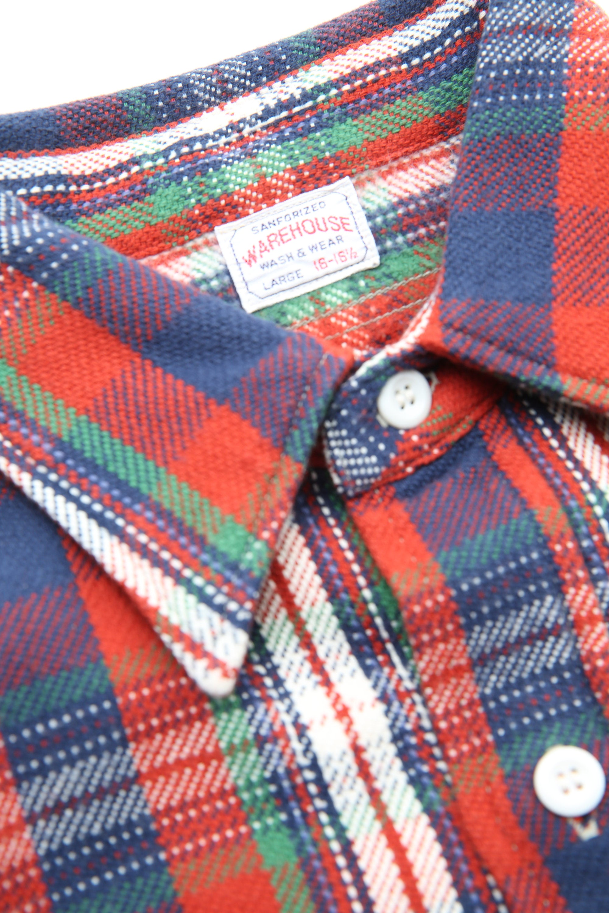 Warehouse & Co. Lot 3104 Flannel Shirts (Pattern D) - Red (One