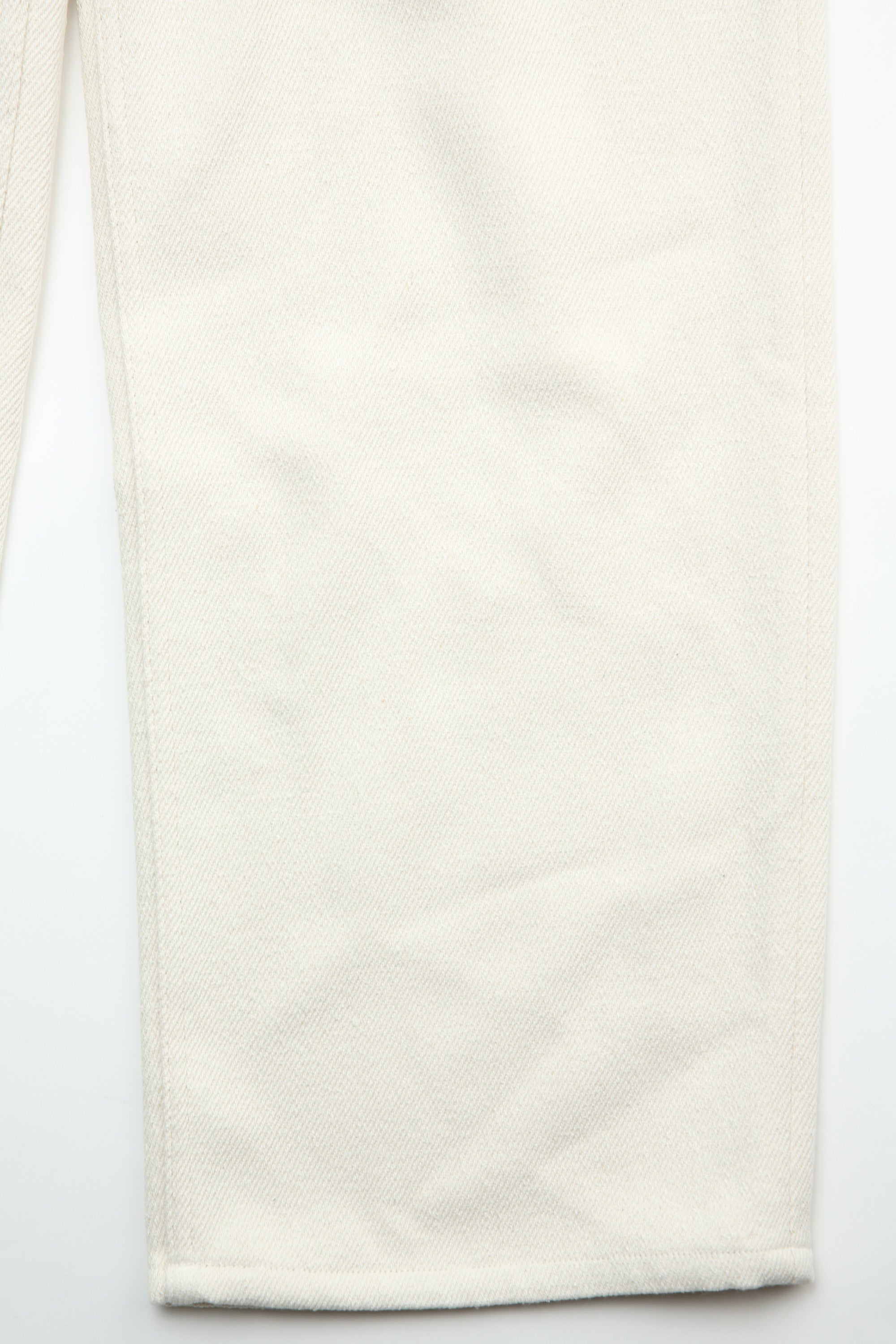 Auralee Silk Nep Denim 5P Wide Pants - Ivory White – Totem Brand Co.